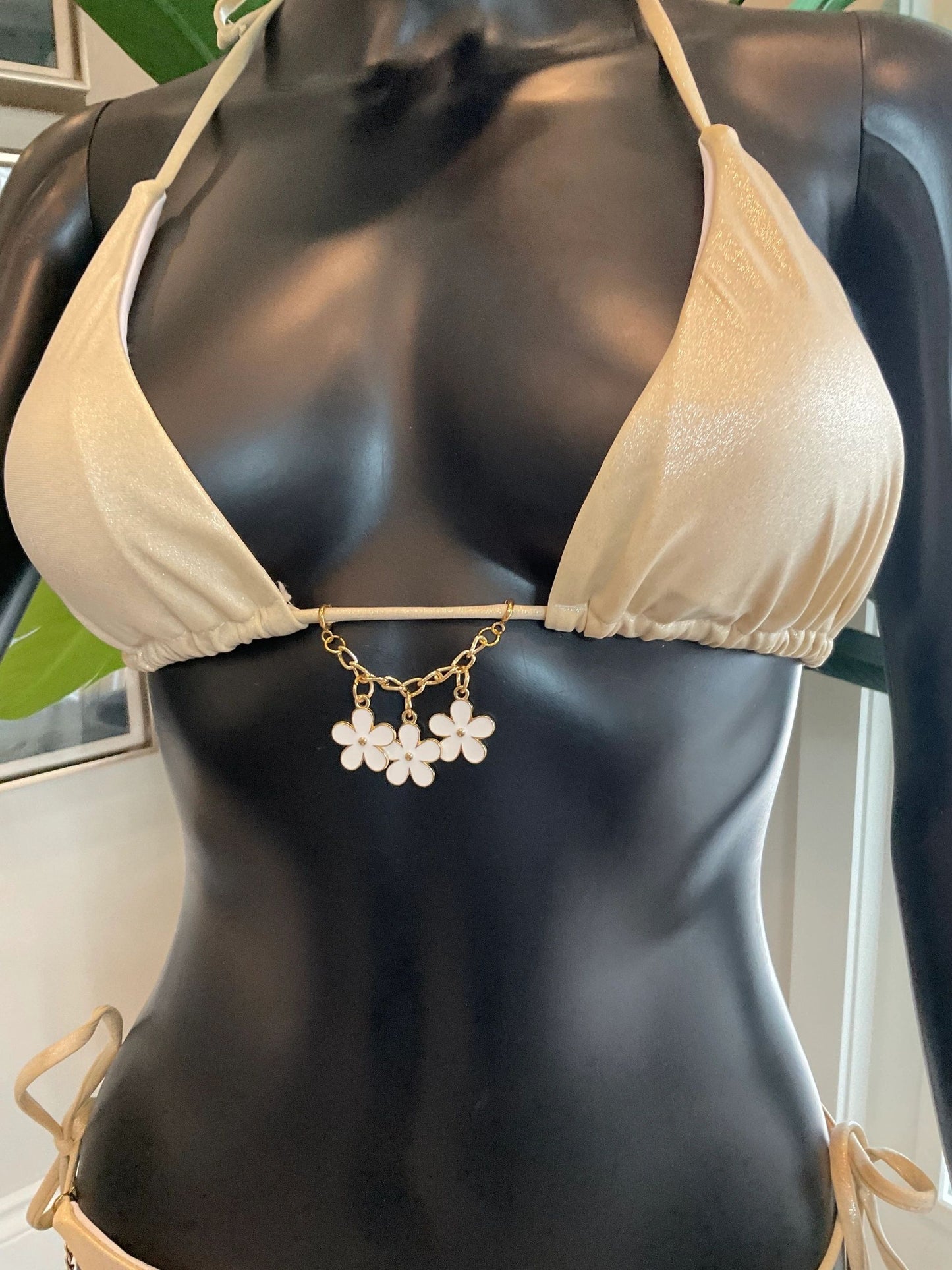 Champagne Bikini with Charming Bikinis Charms!