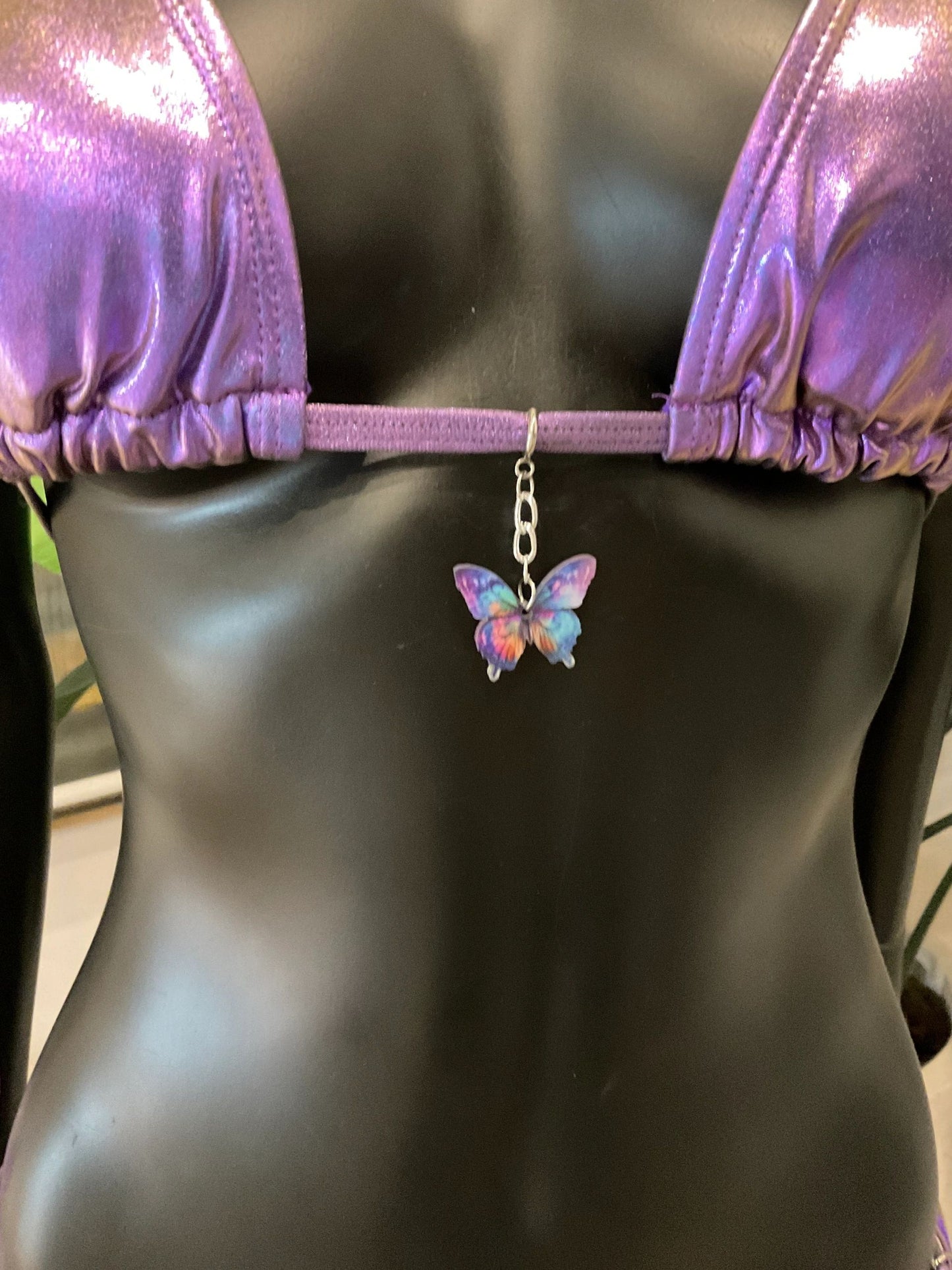 Charming Bikinis Colorful Butterfly Charm!
