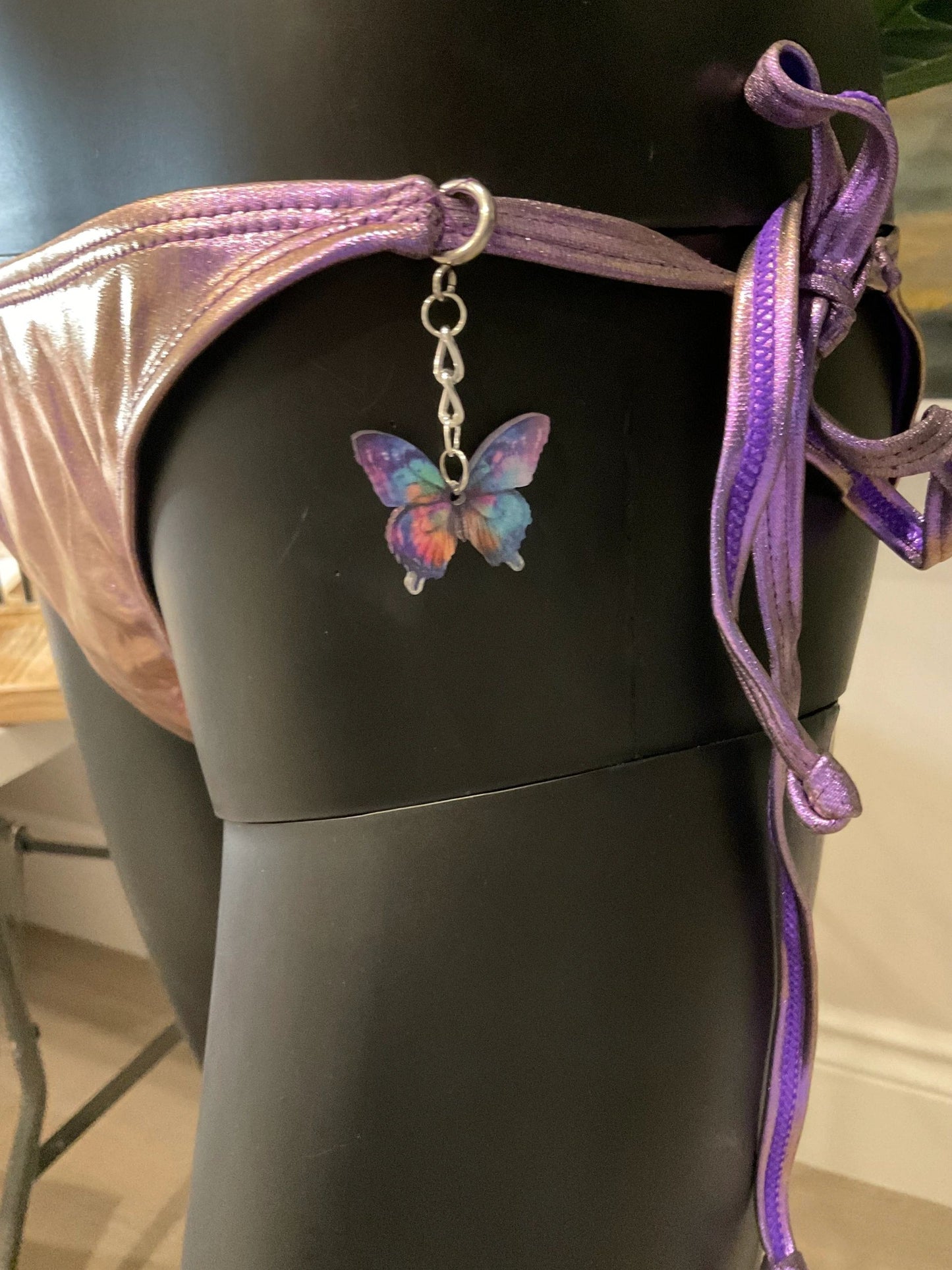 Charming Bikinis Colorful Butterfly Charm!