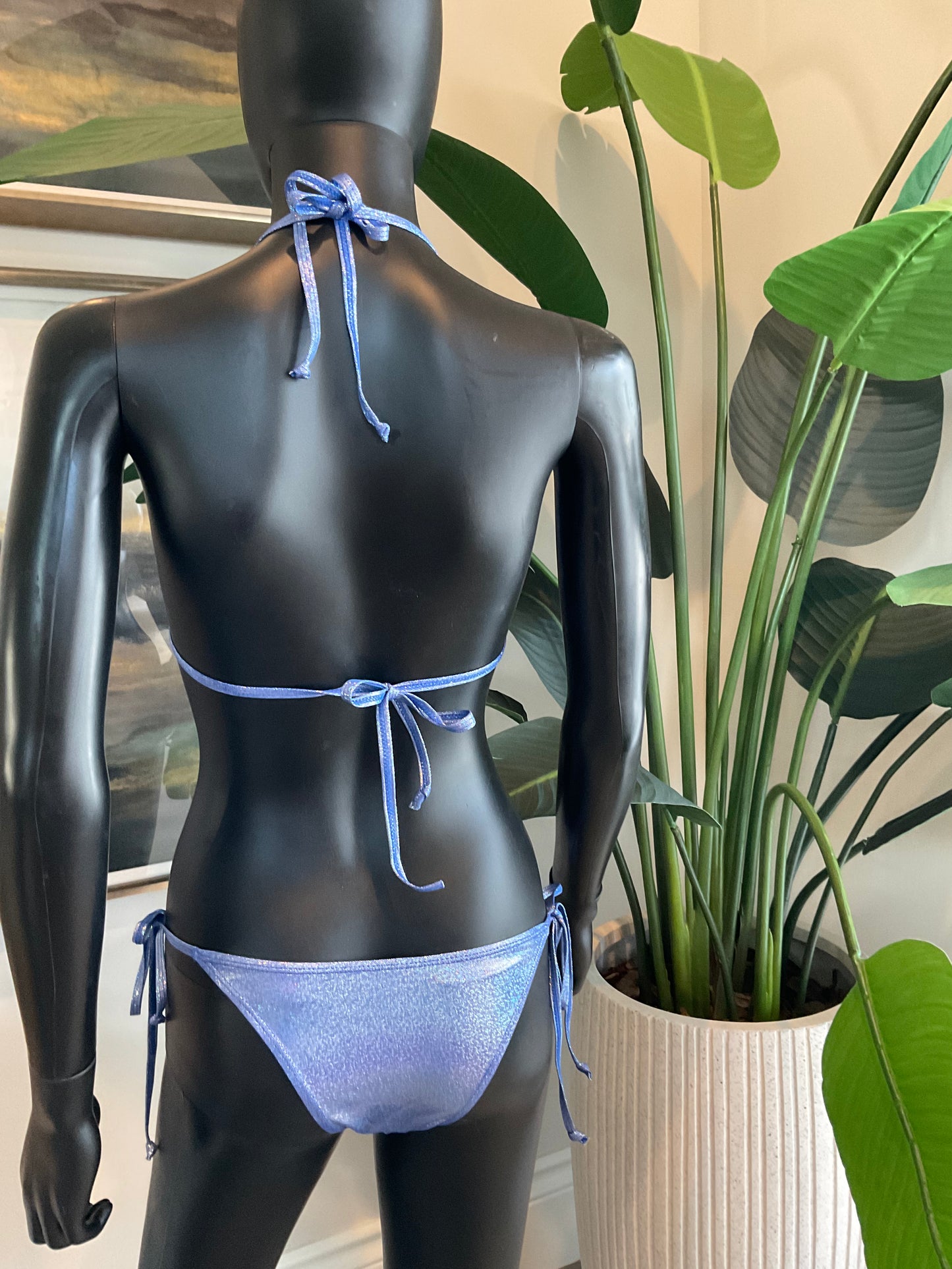 Shimmery Blue Bikini with Charming Bikinis Charms!
