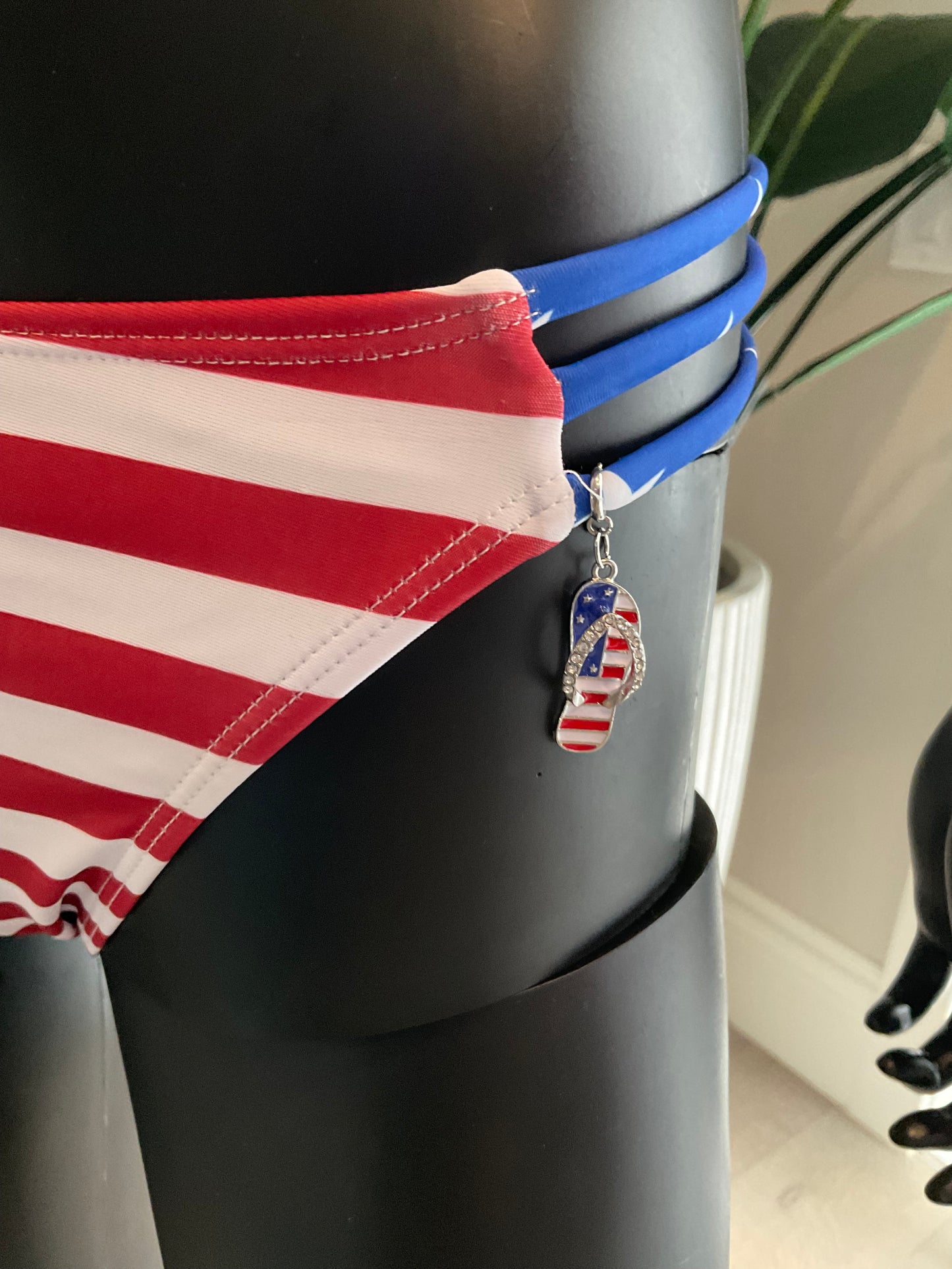 Patriotic Bikini with Charming Bikinis Charms!