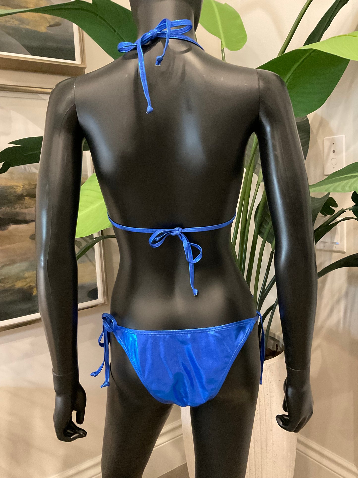 Blue Bikini with Blue Turtle Charm!