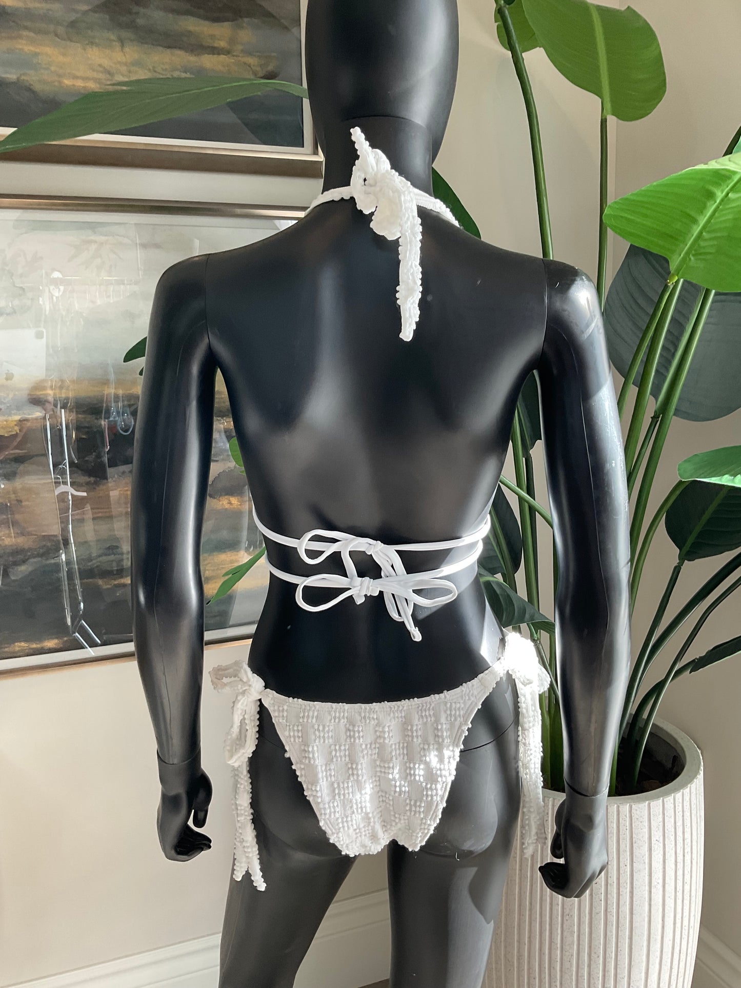 White Bikini with Charming Bikinis Charm!