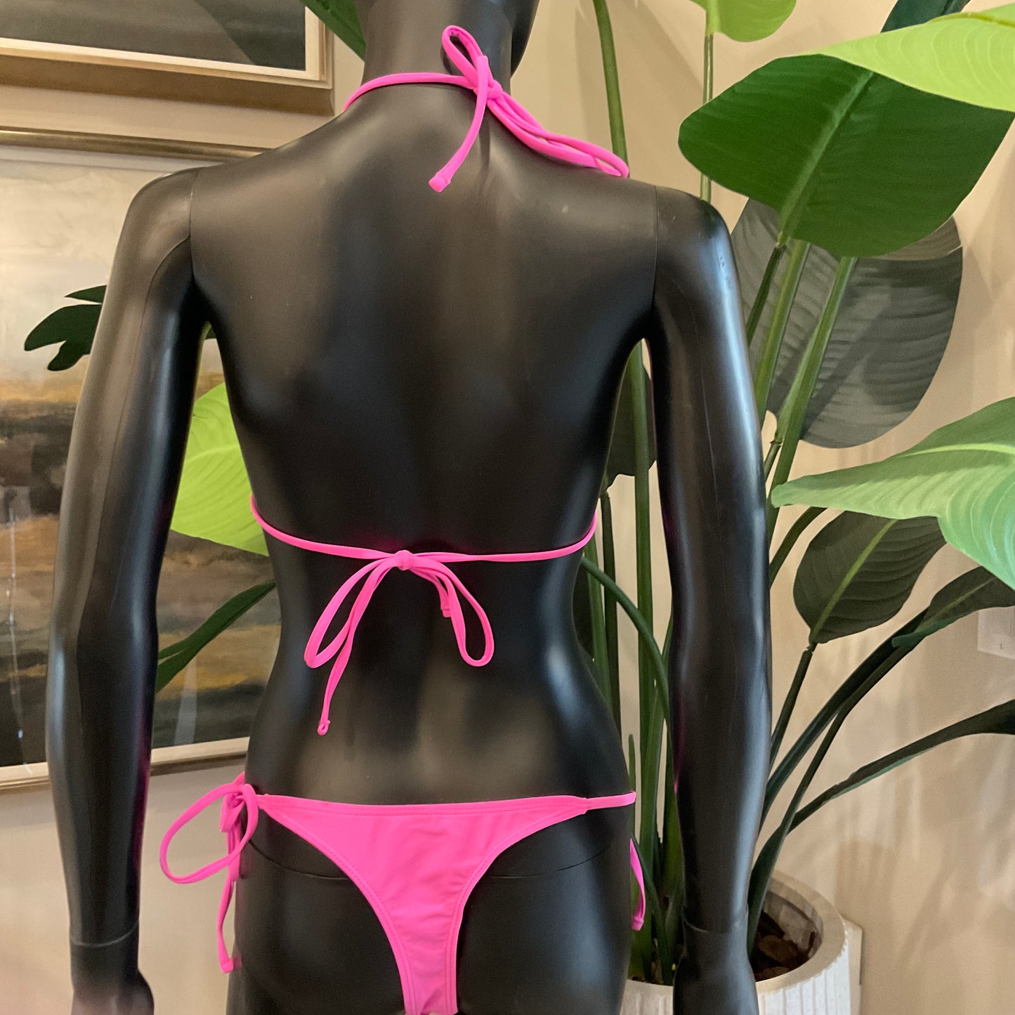 Pink Bikini with Charming Bikinis Charms & Charm Belt!