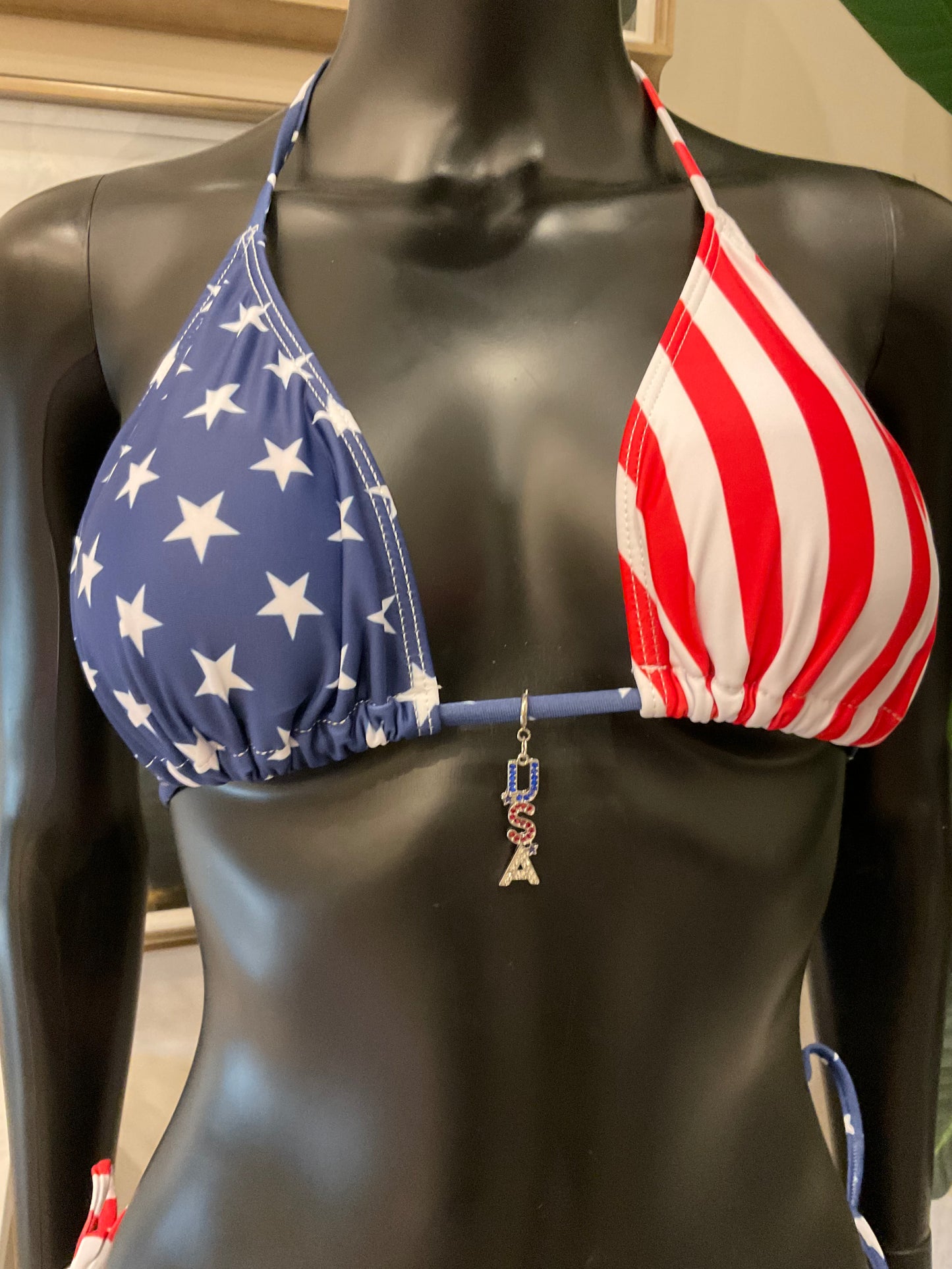 Patriotic Bikini with Charming Bikinis Charms!