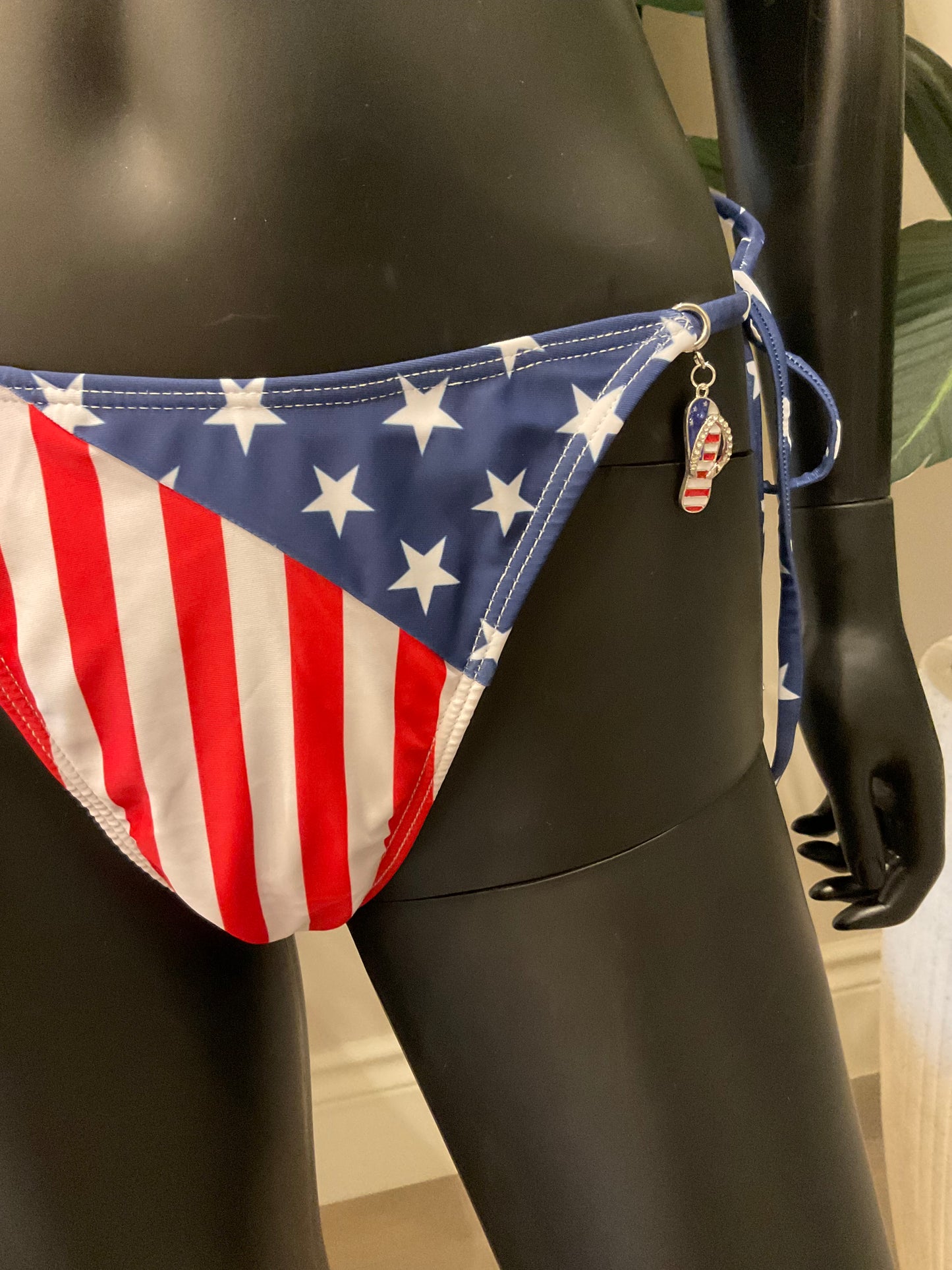 Patriotic Bikini with Charming Bikinis Charms!