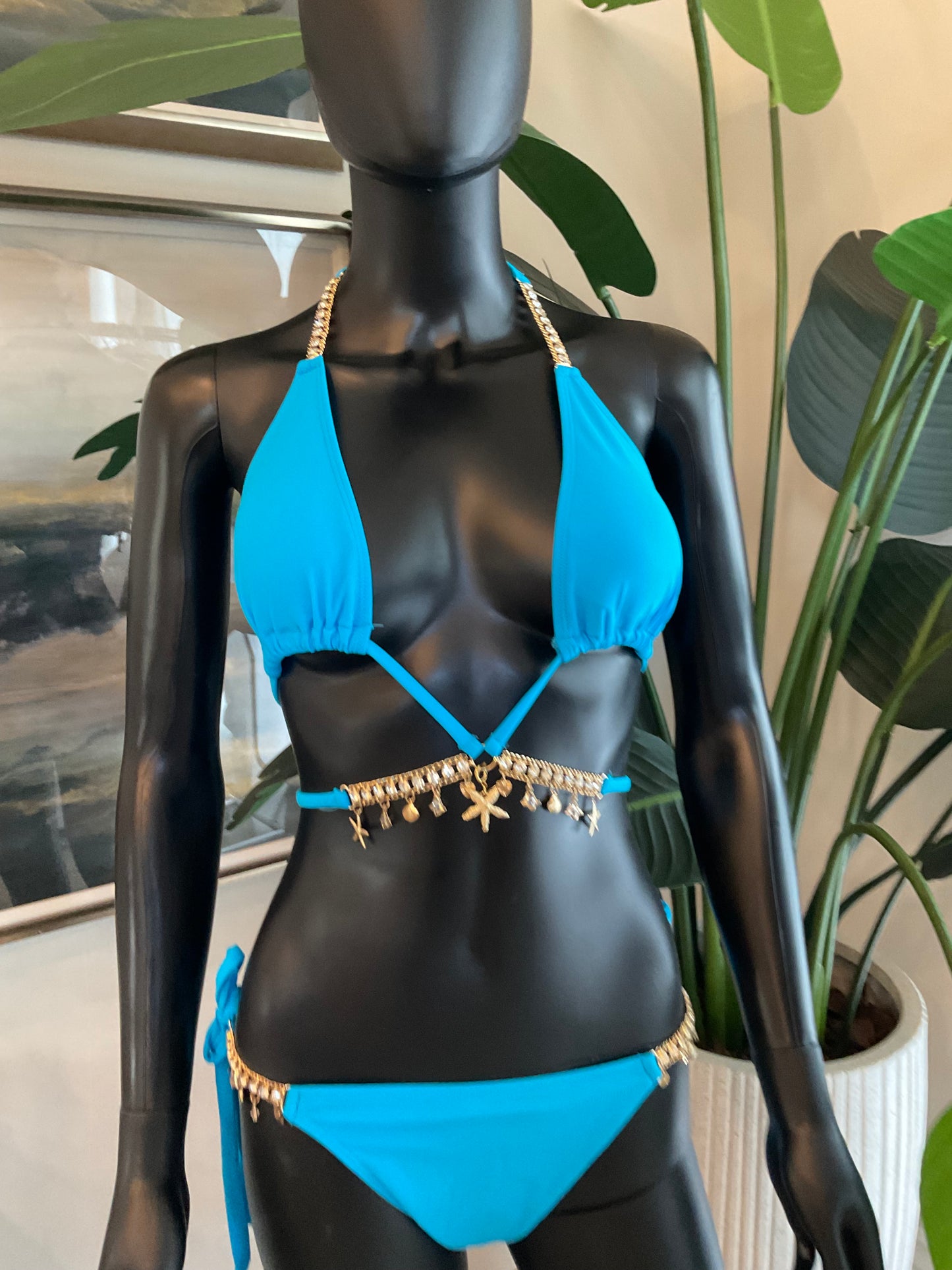 Blue Bikini with Charming Bikinis Charm!