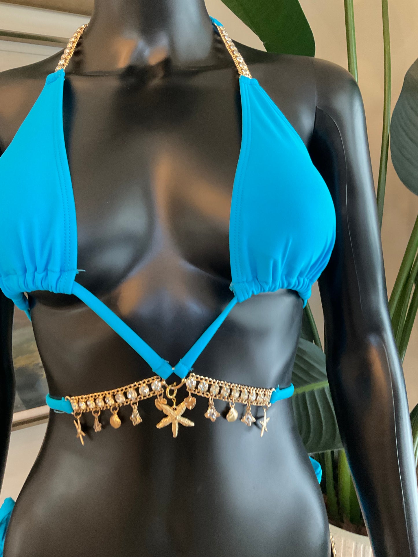 Blue Bikini with Charming Bikinis Charm!