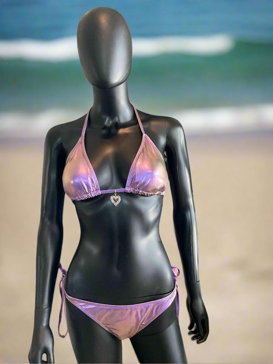 Purple Bikini with Charming Bikinis Charm!