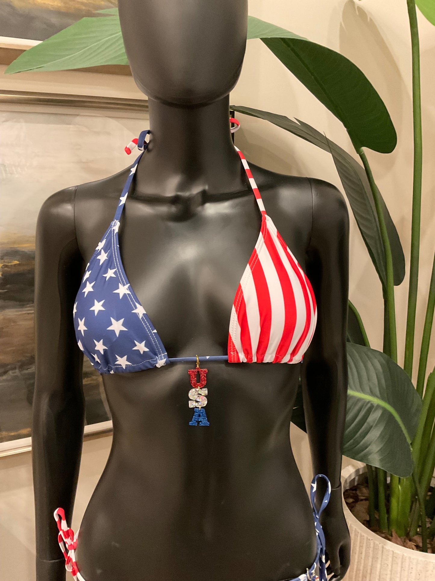 Patriotic Bikini with Charming Bikinis Charms!