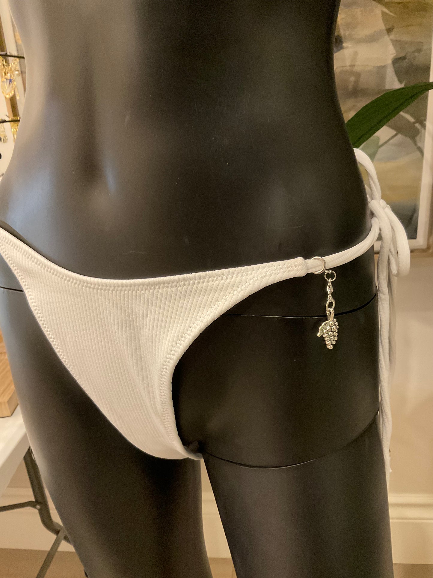 White Bikini with Charming Bikinis Charms!