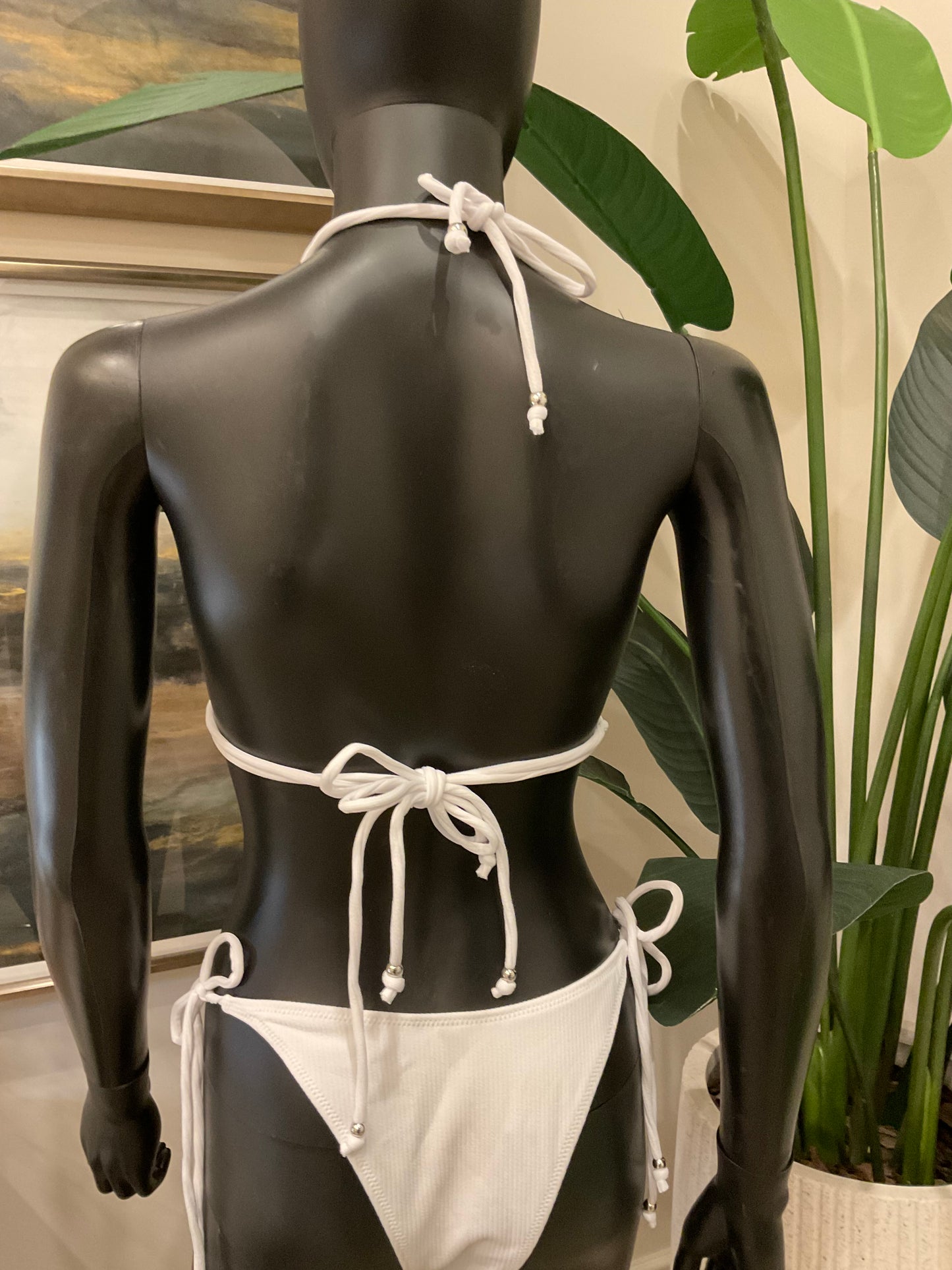 White Bikini with Charming Bikinis Charms!