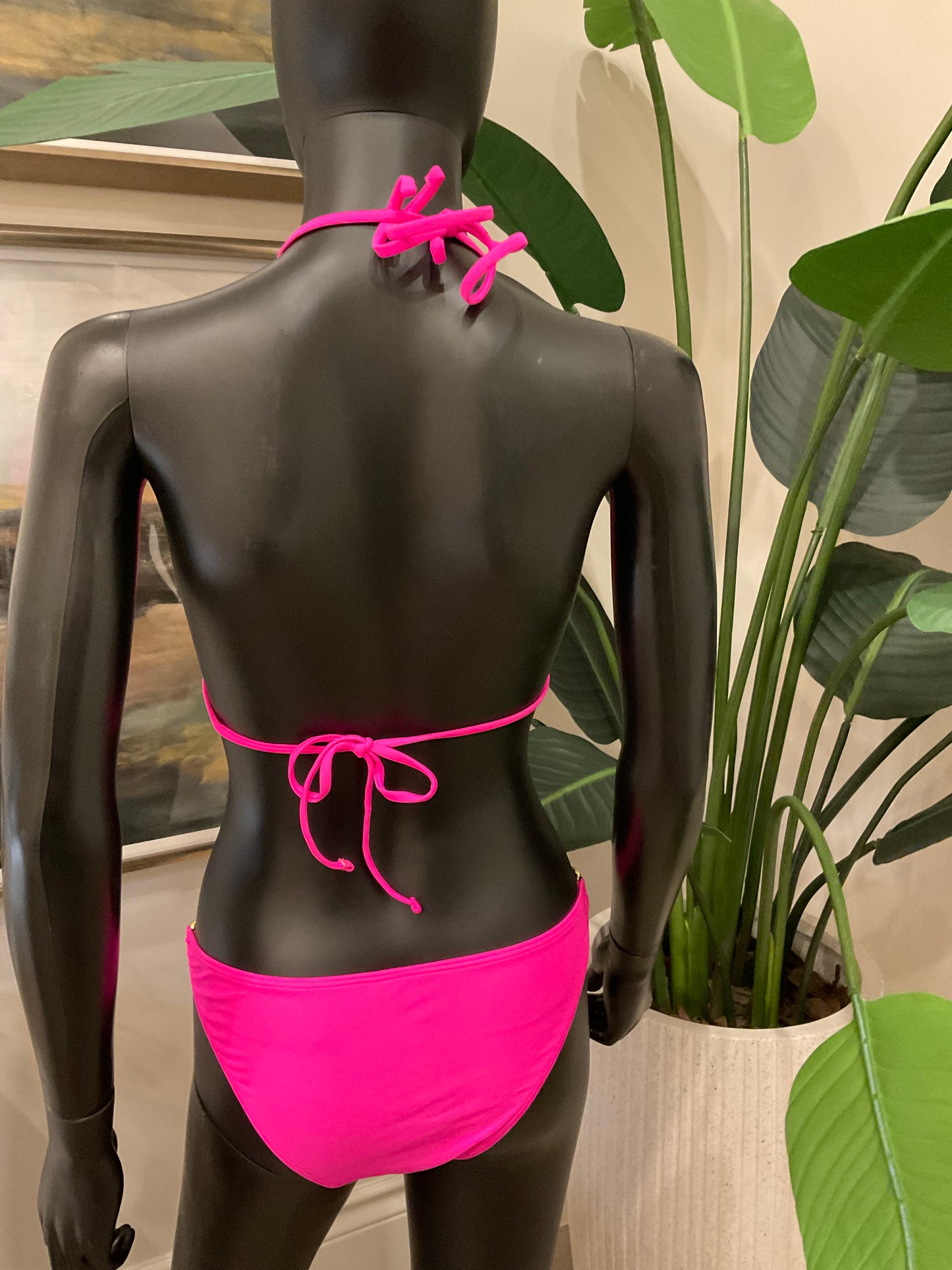 Hot Pink Bikini with Charming Bikinis Charm!