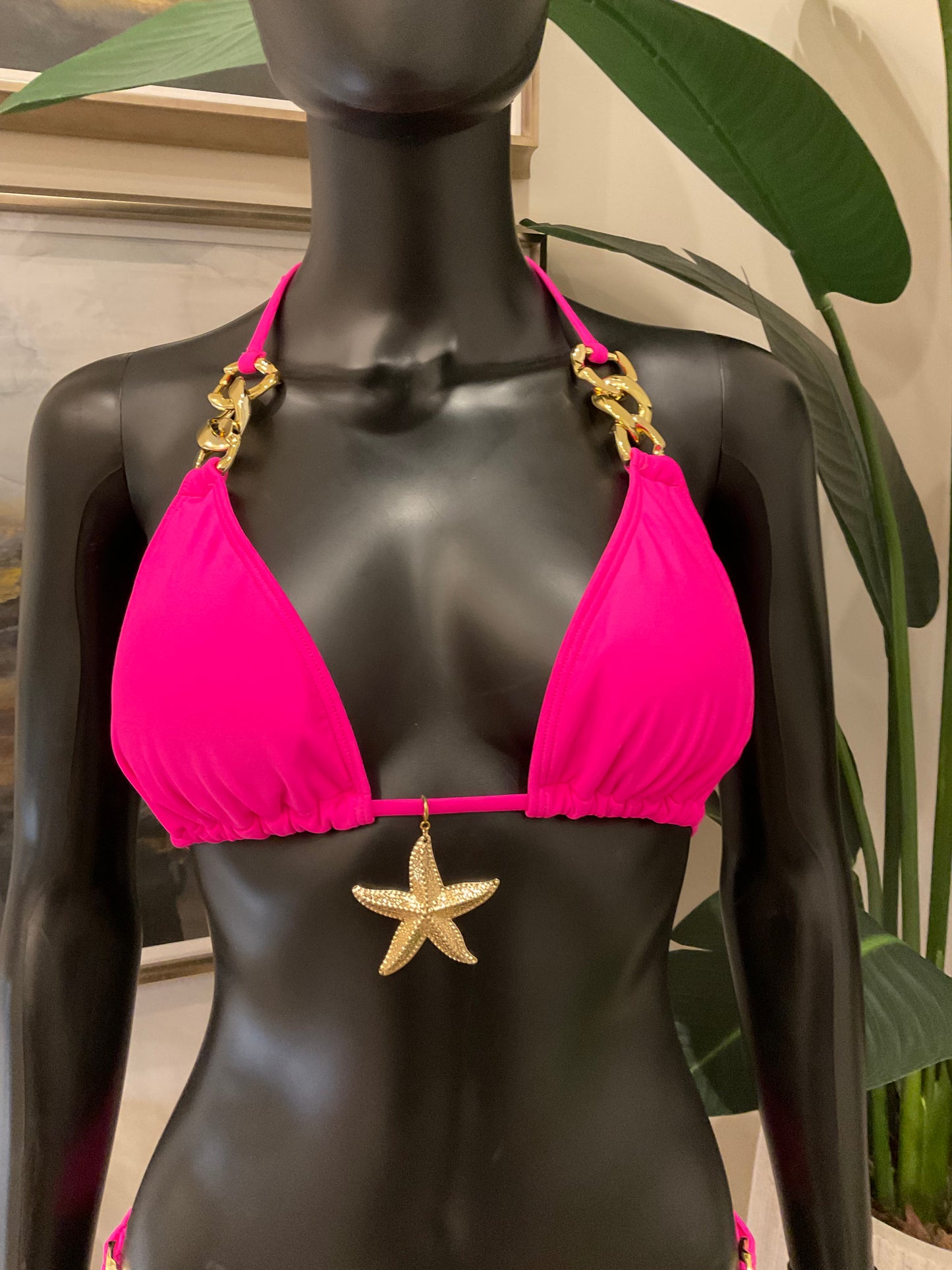 Hot Pink Bikini with Charming Bikinis Charm!