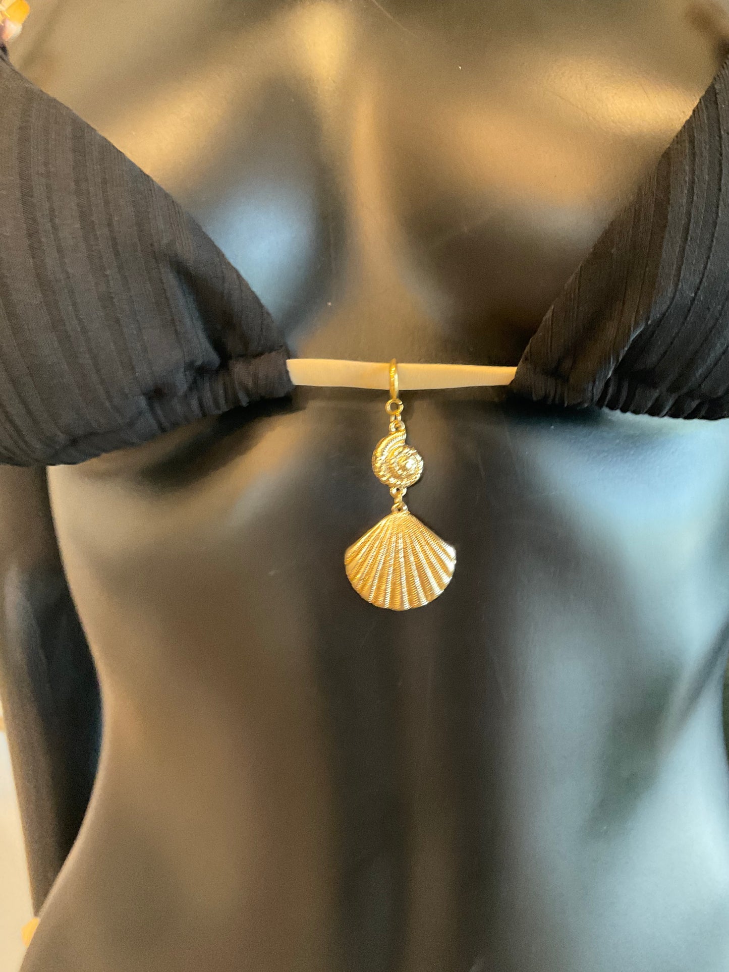 Black/Tan Bikini with Charming Bikinis Charm!