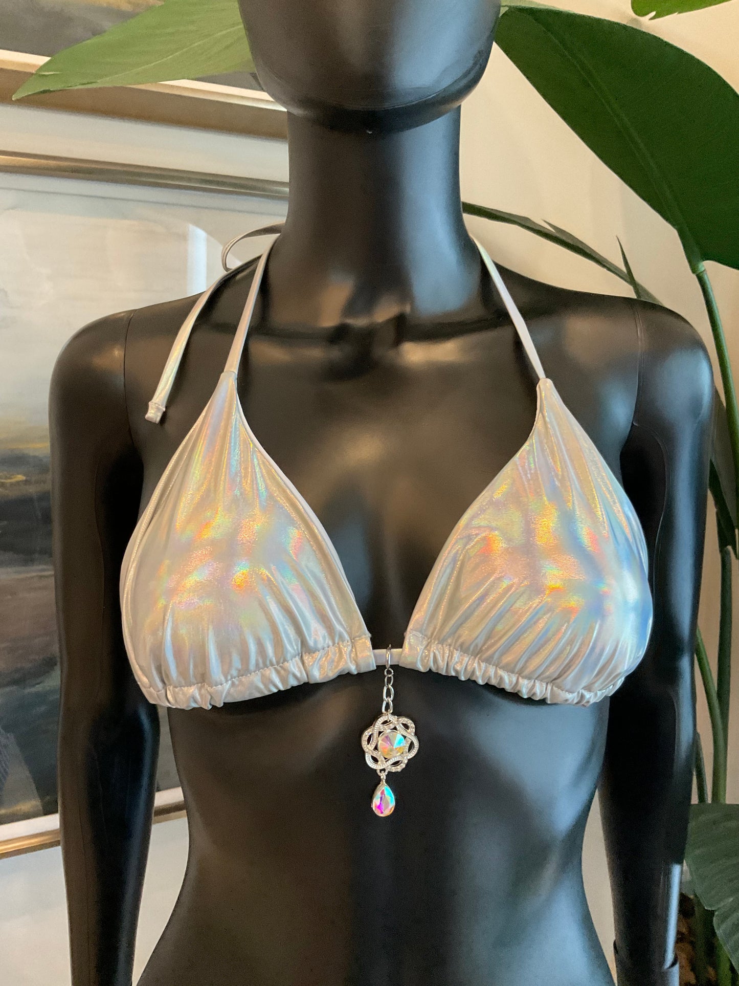 Silver Bikini with Charming Bikinis Charm!