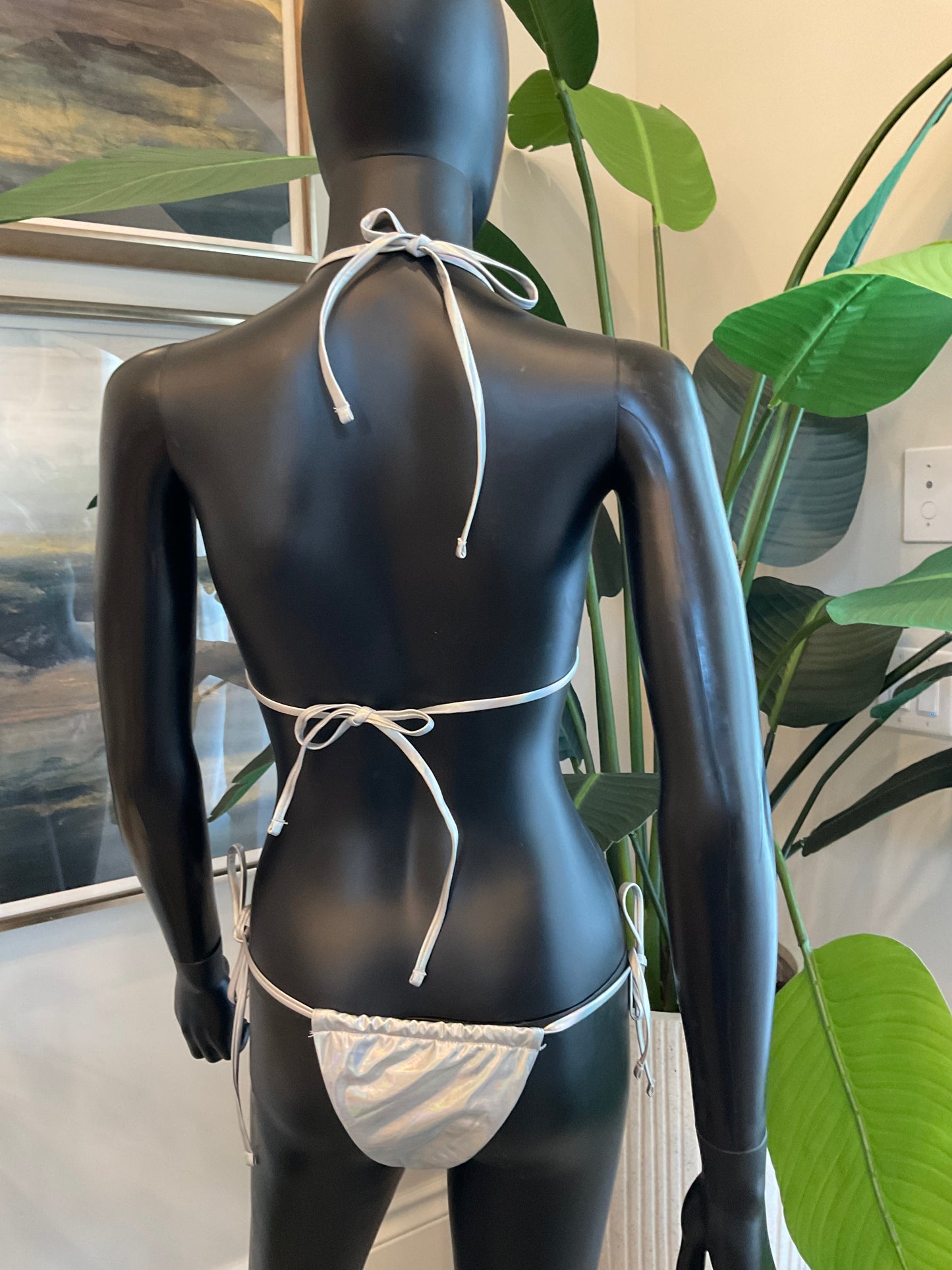 Silver Bikini with Charming Bikinis Charm!