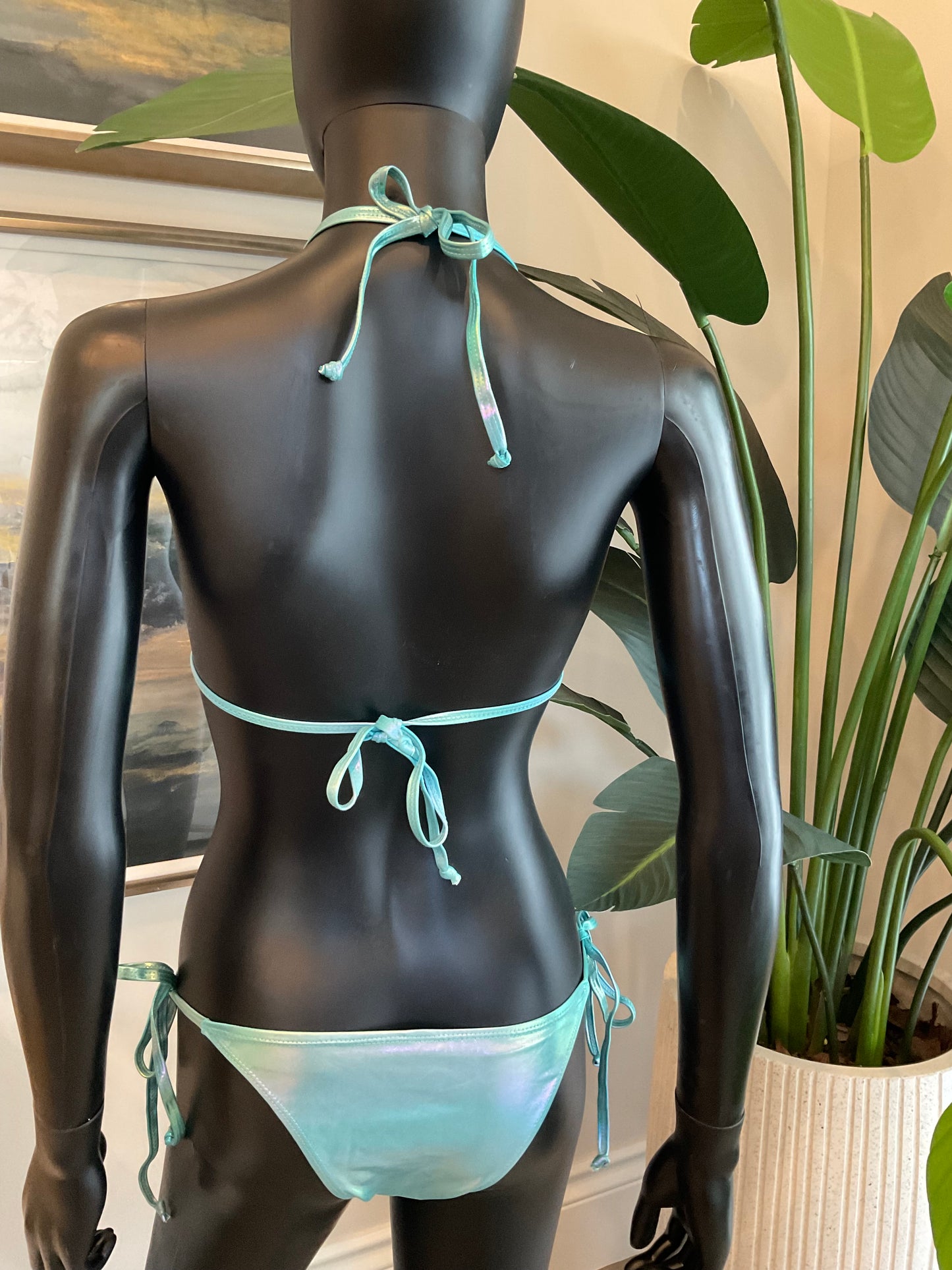 Ocean Blue Bikini with Charming Bikini Charms!