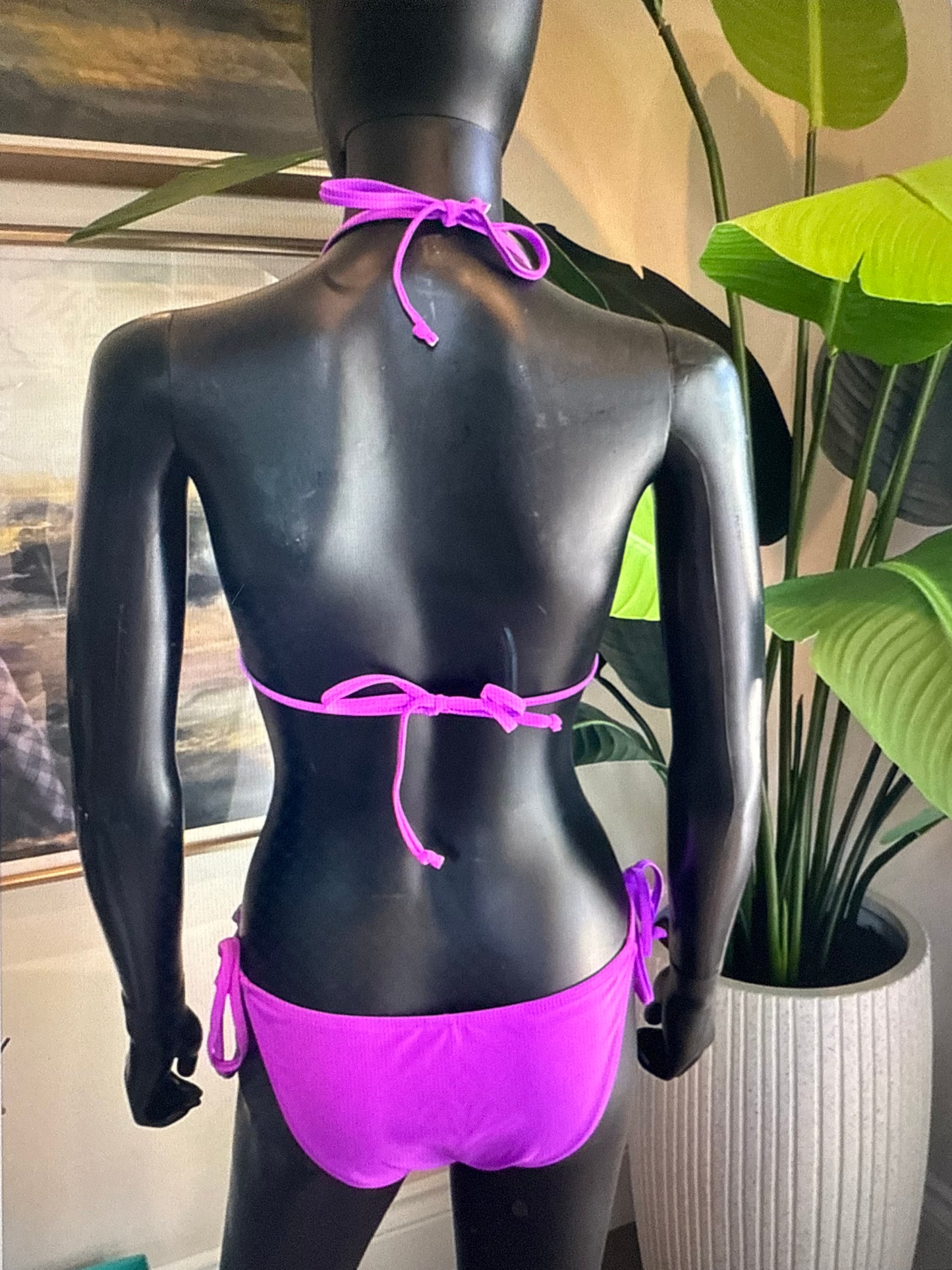 Purple Bikini with a Charming Bikinis Charm!
