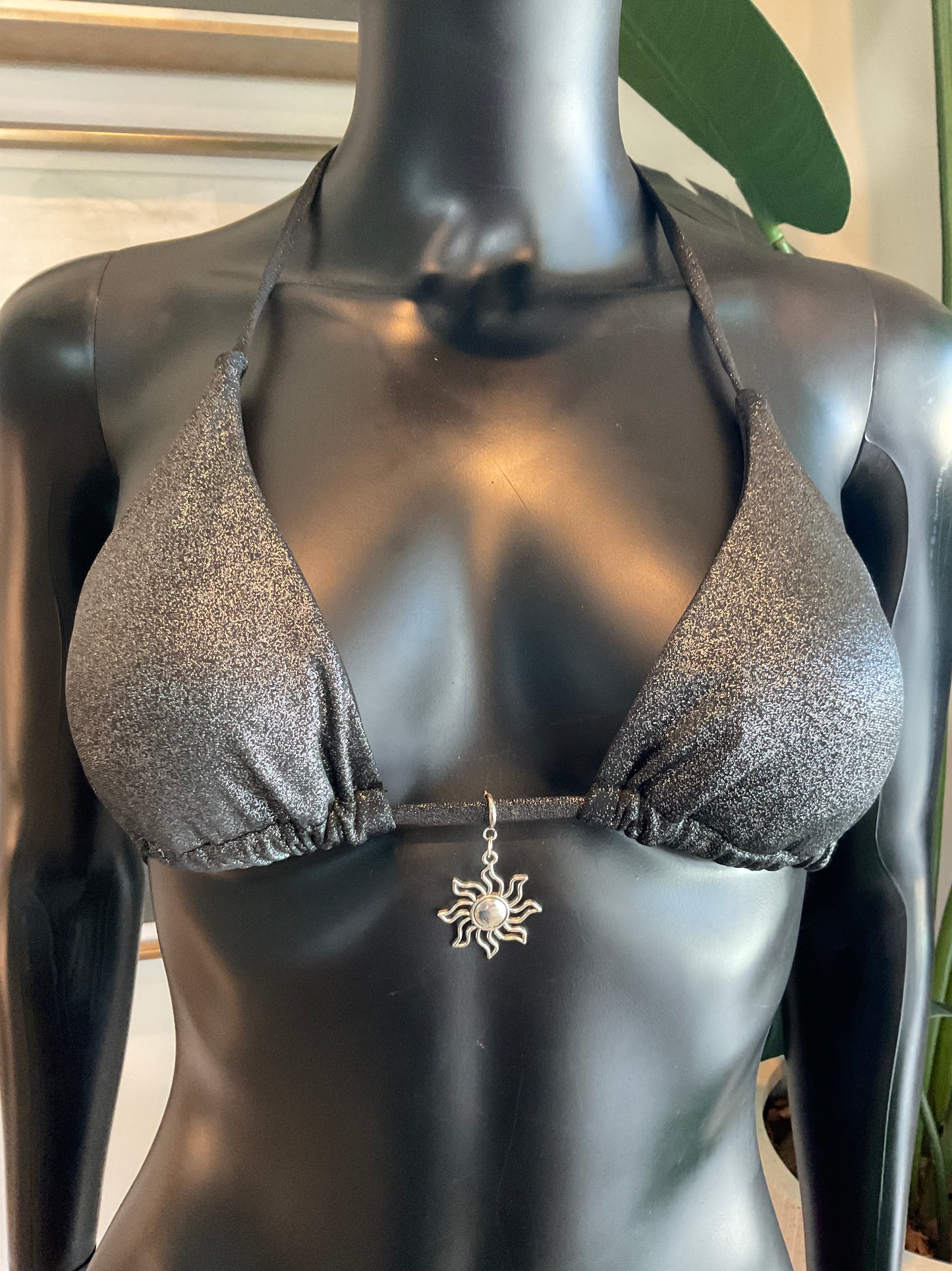 Charming Bikinis Silver Sunburst Charm!