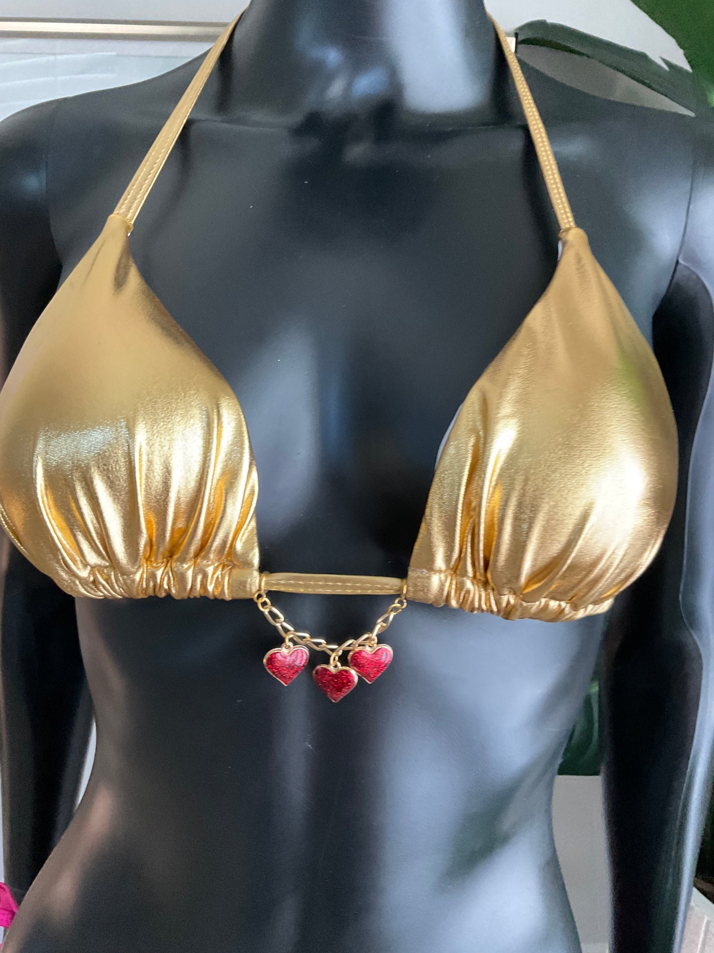 Charming Bikinis Red Hearts Charm!