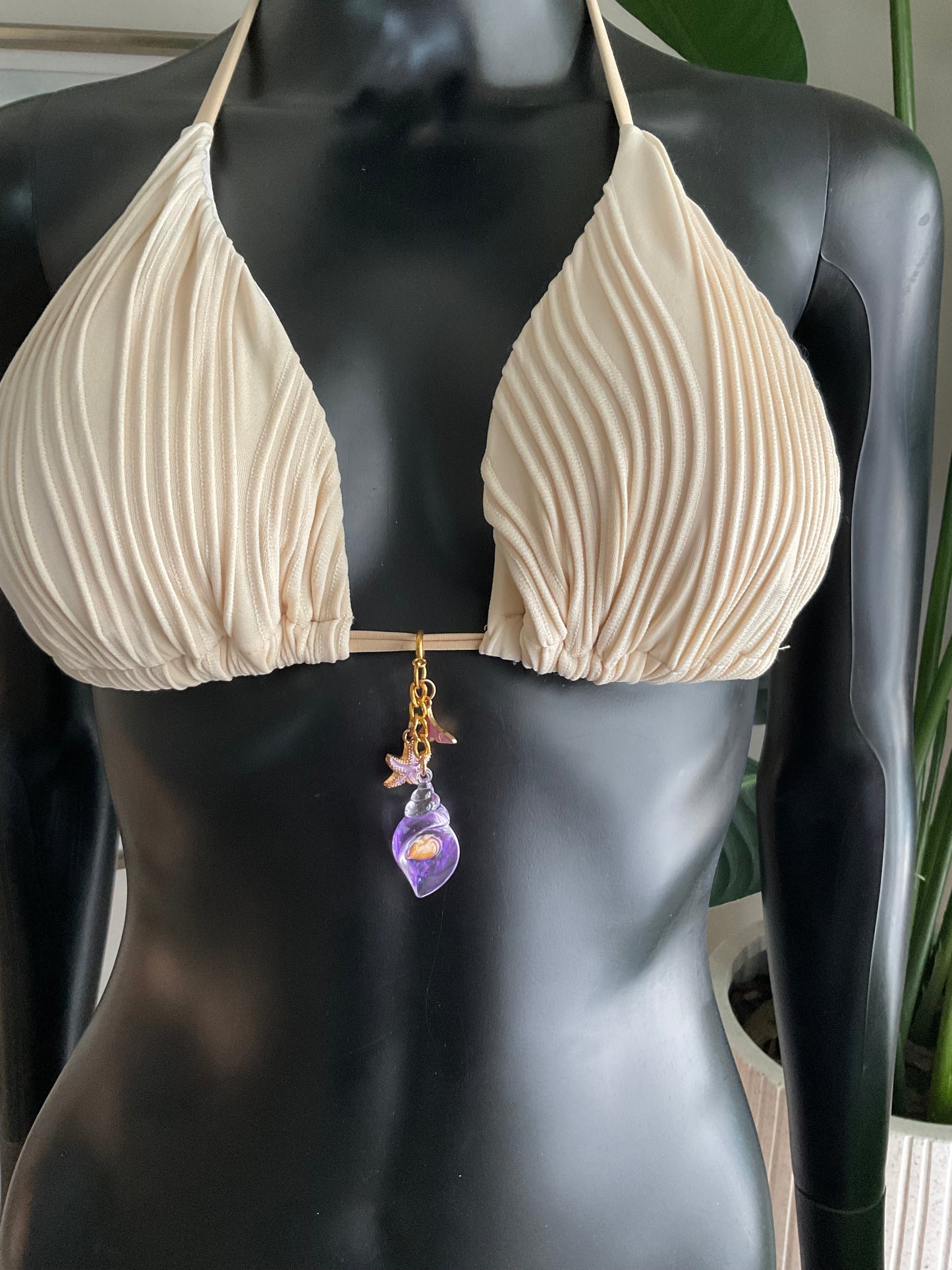 Charming Bikinis Purple Seashells Charm!