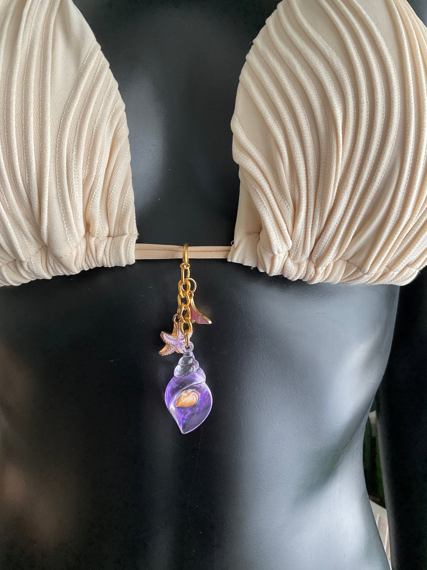 Charming Bikinis Purple Seashells Charm!