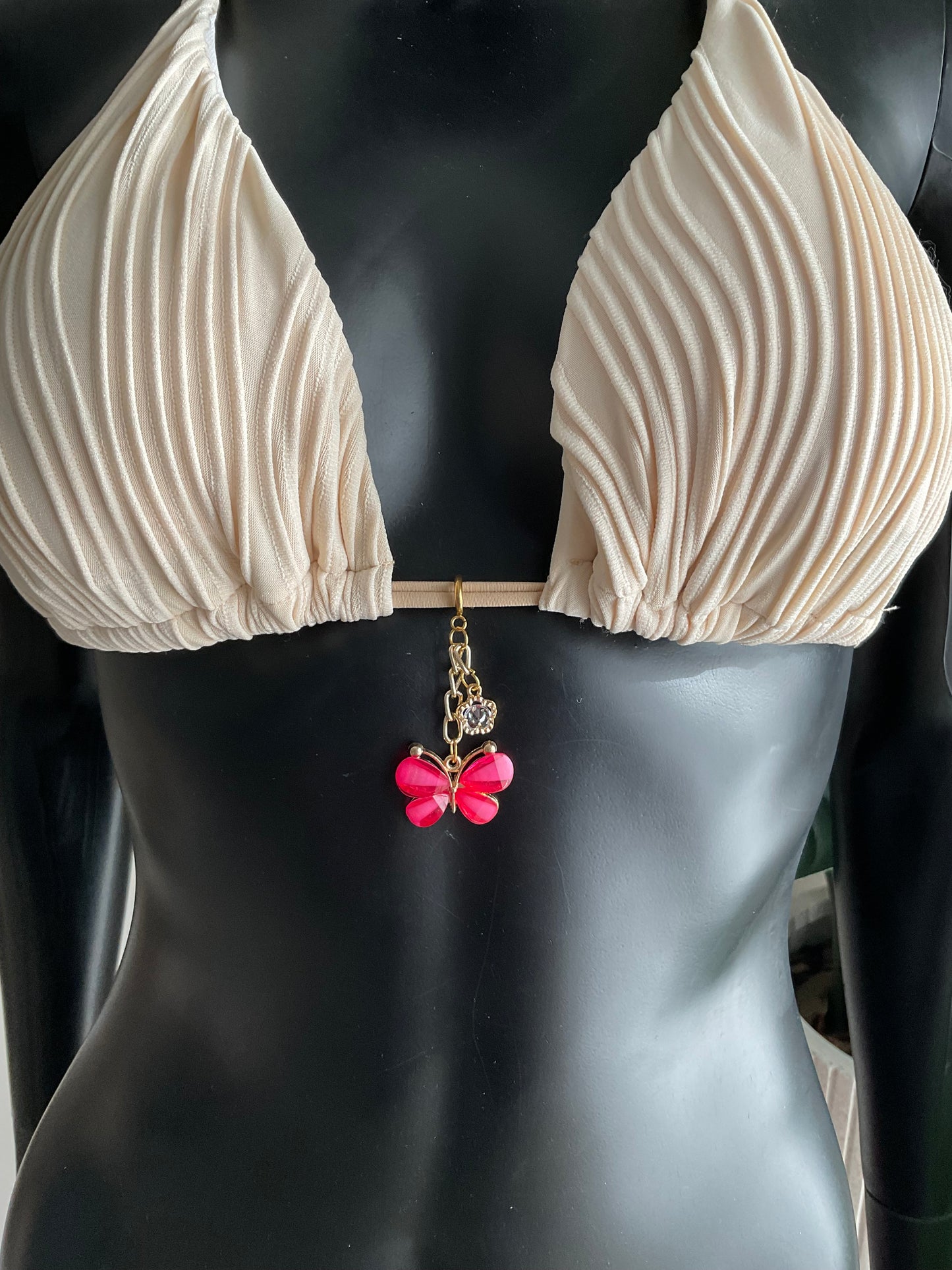 Charming Bikinis Pink Butterfly Charm!