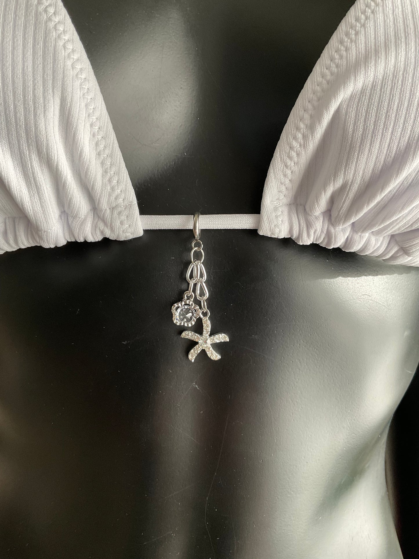 Charming Bikinis Rhinestone Starfish Charm!