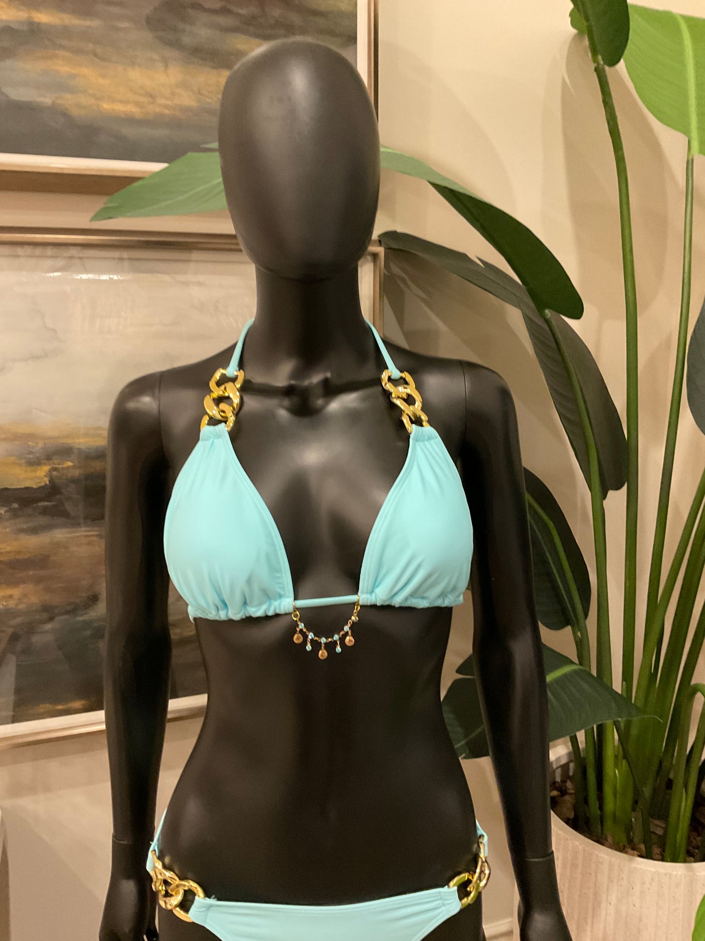 Light Blue Bikini with Charming Bikinis Charm!