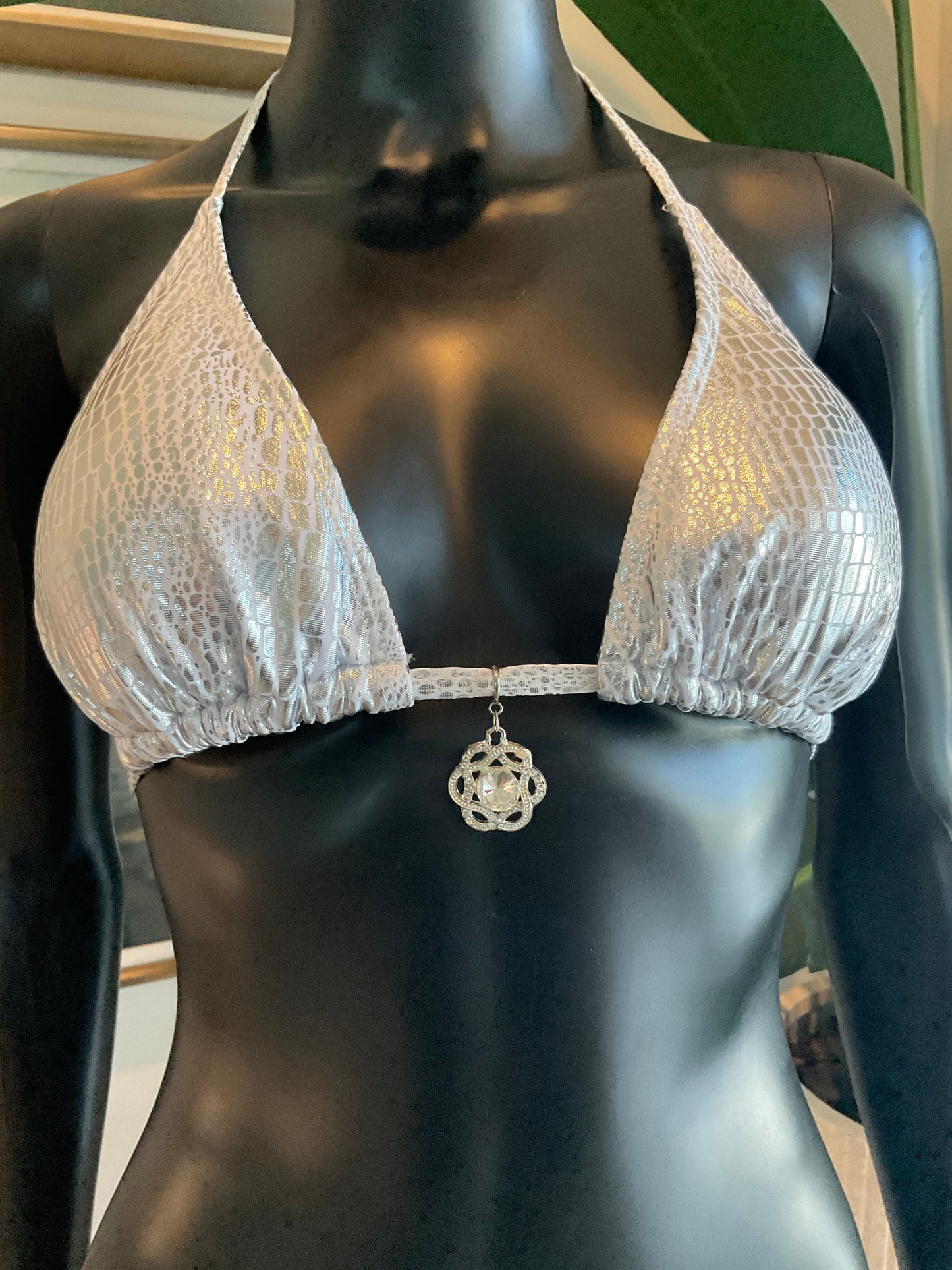 Charming Bikinis Silver Stone Charm!