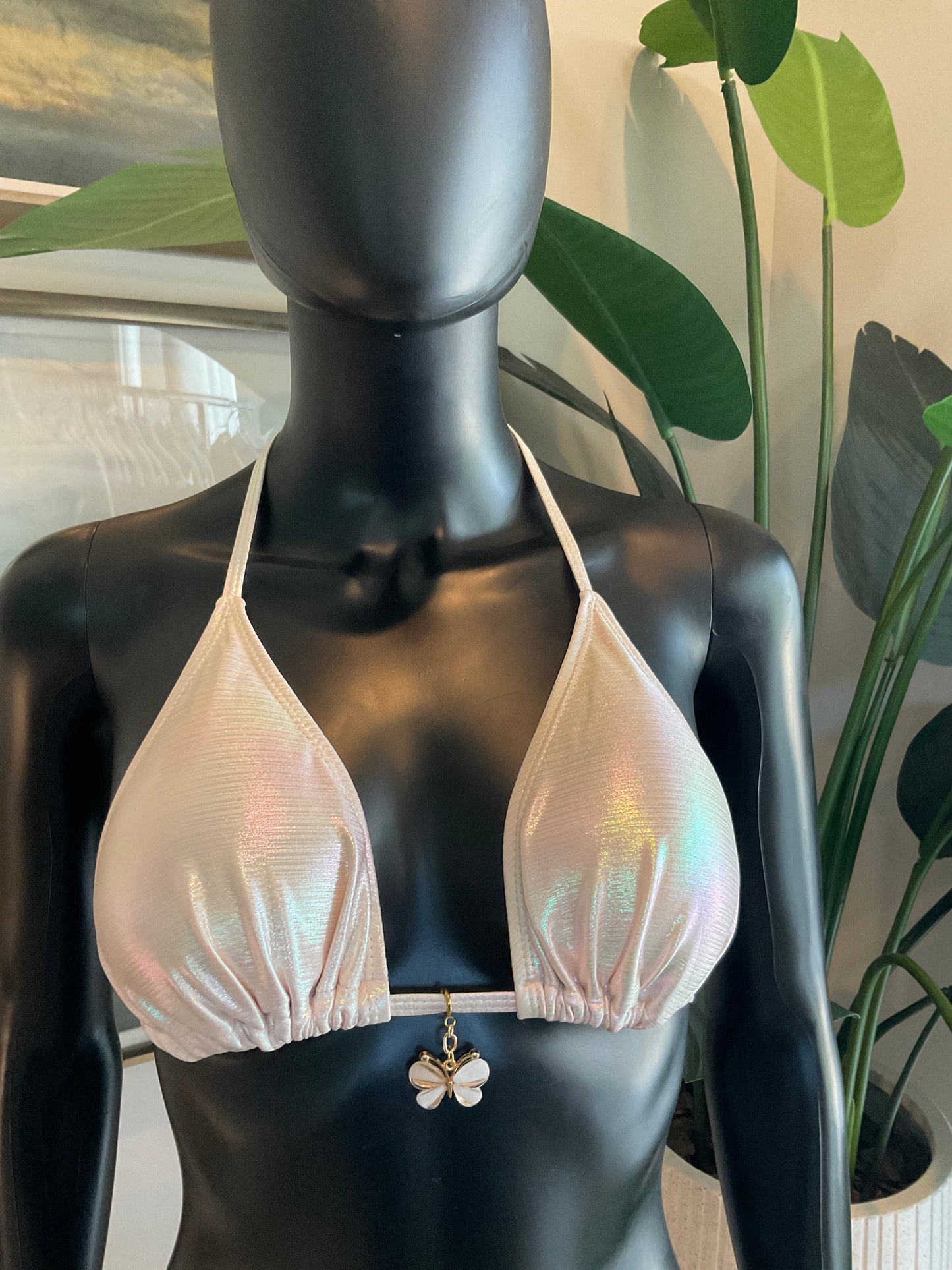 Charming Bikinis Ivory Butterfly Charm!