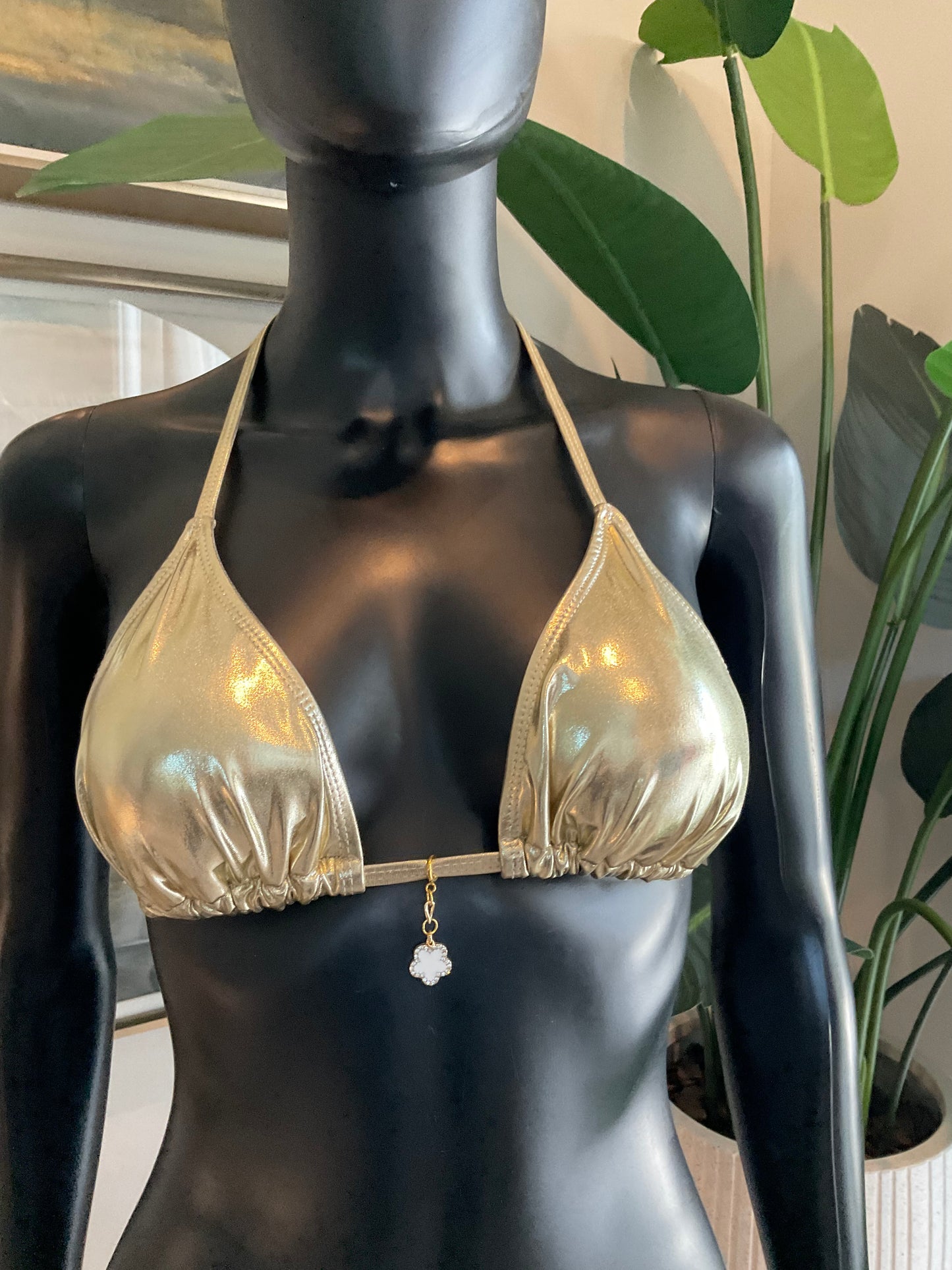 Charming Bikinis White Floral Charm!