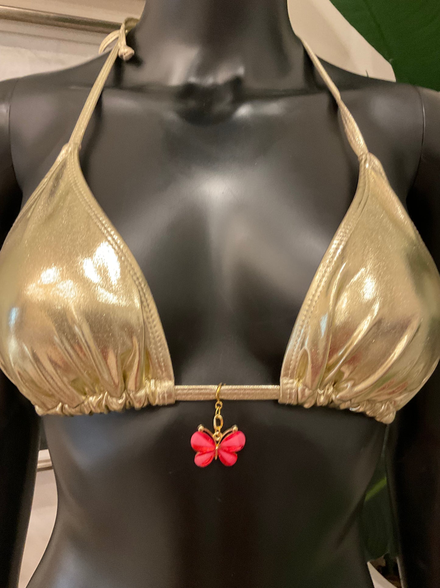 Charming Bikinis Red Butterfly Charm!