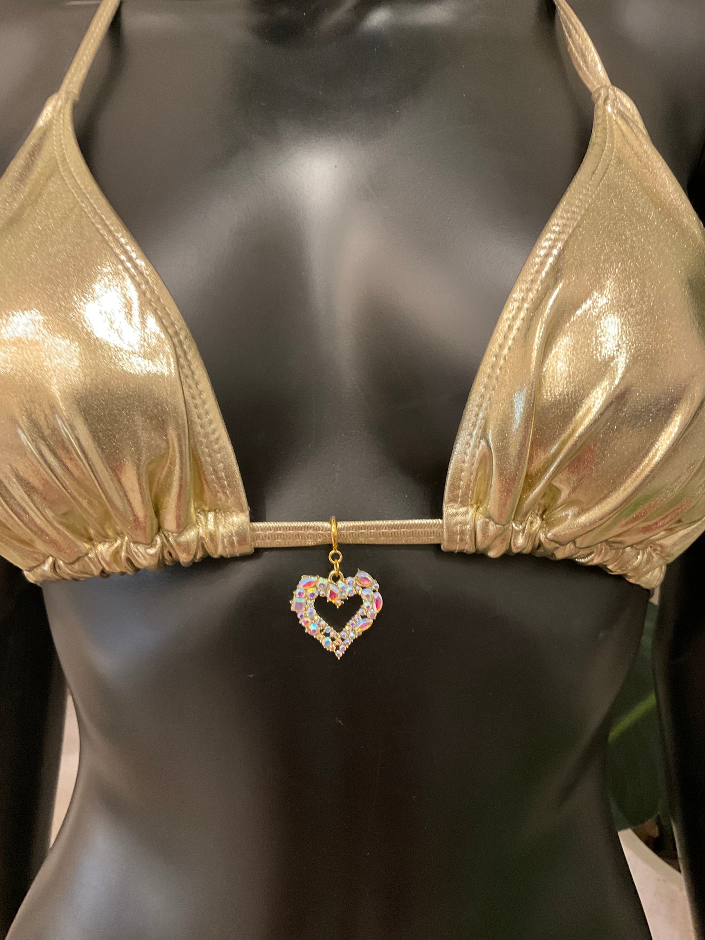 Charming Bikinis iridescent Heart Charm!