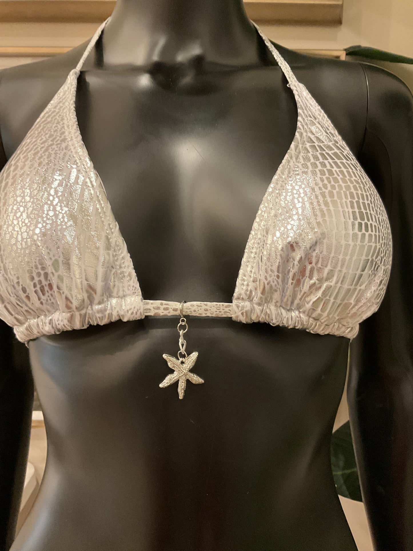 Charming Bikinis Silver Starfish Charm!