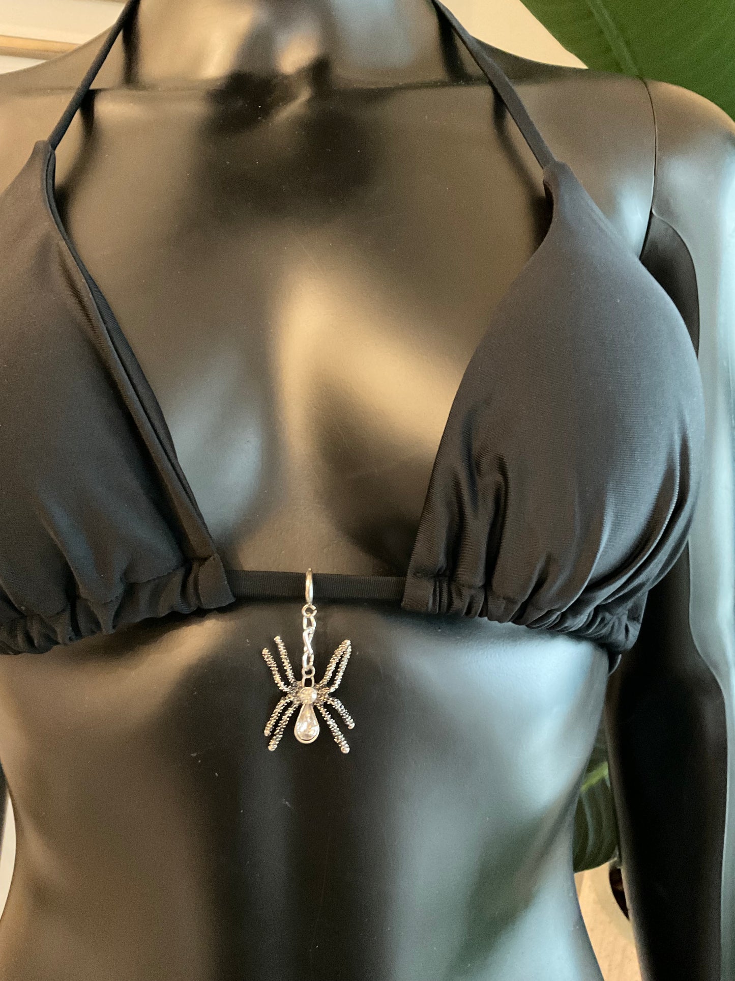 Charming Bikinis Spider with a Rhinestone Charm!