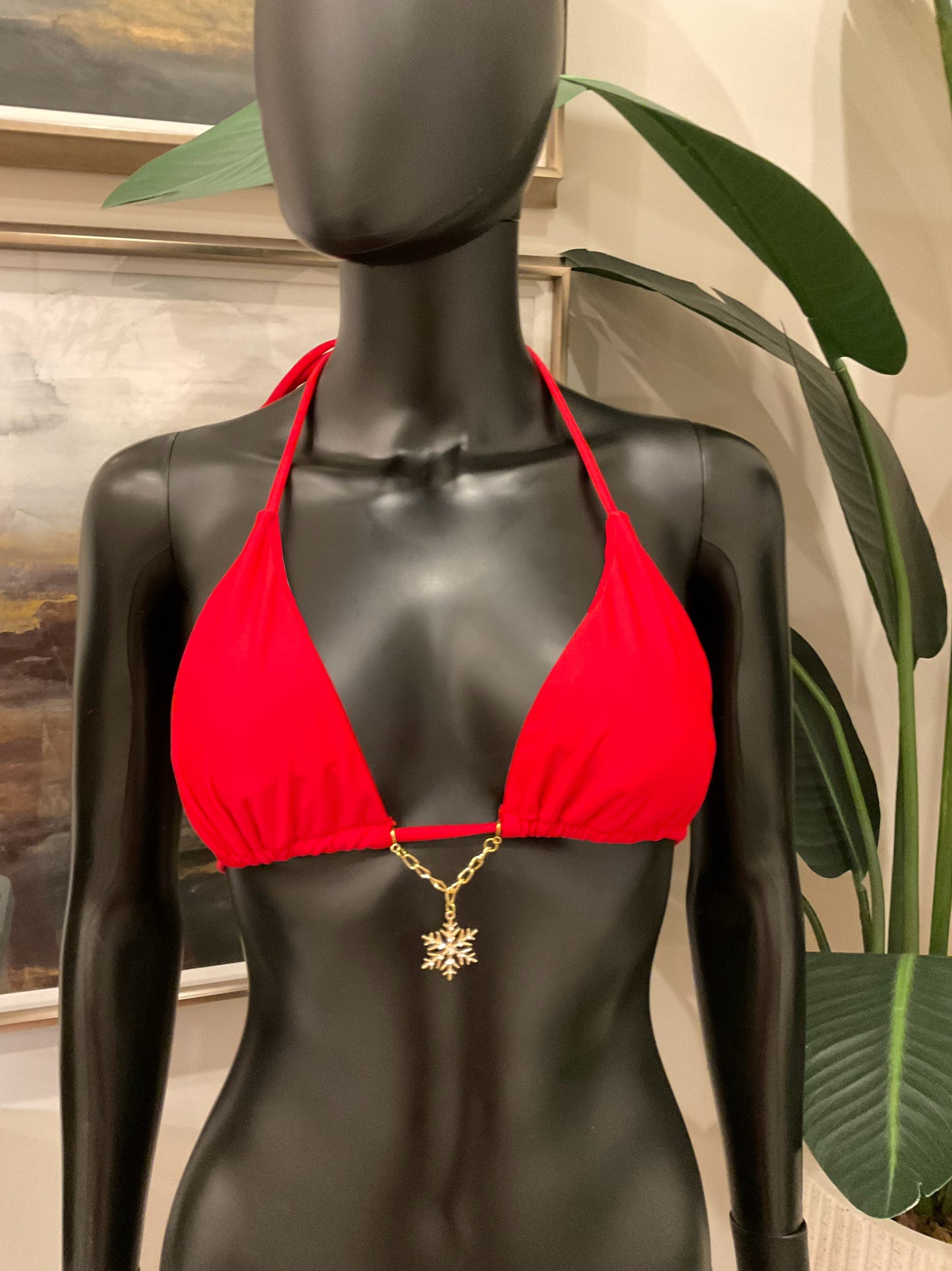 Charming Bikinis Gold Snowflake Charm!