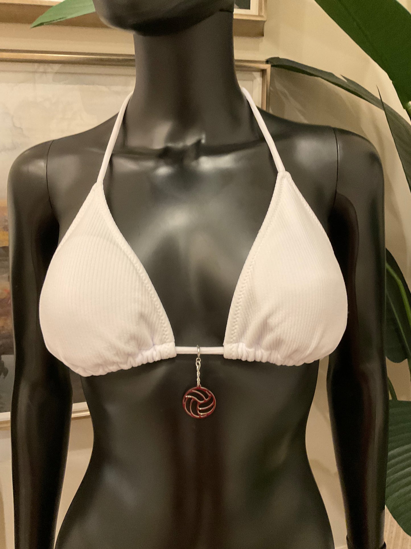 Charming Bikinis Silver Volleyball Charm!