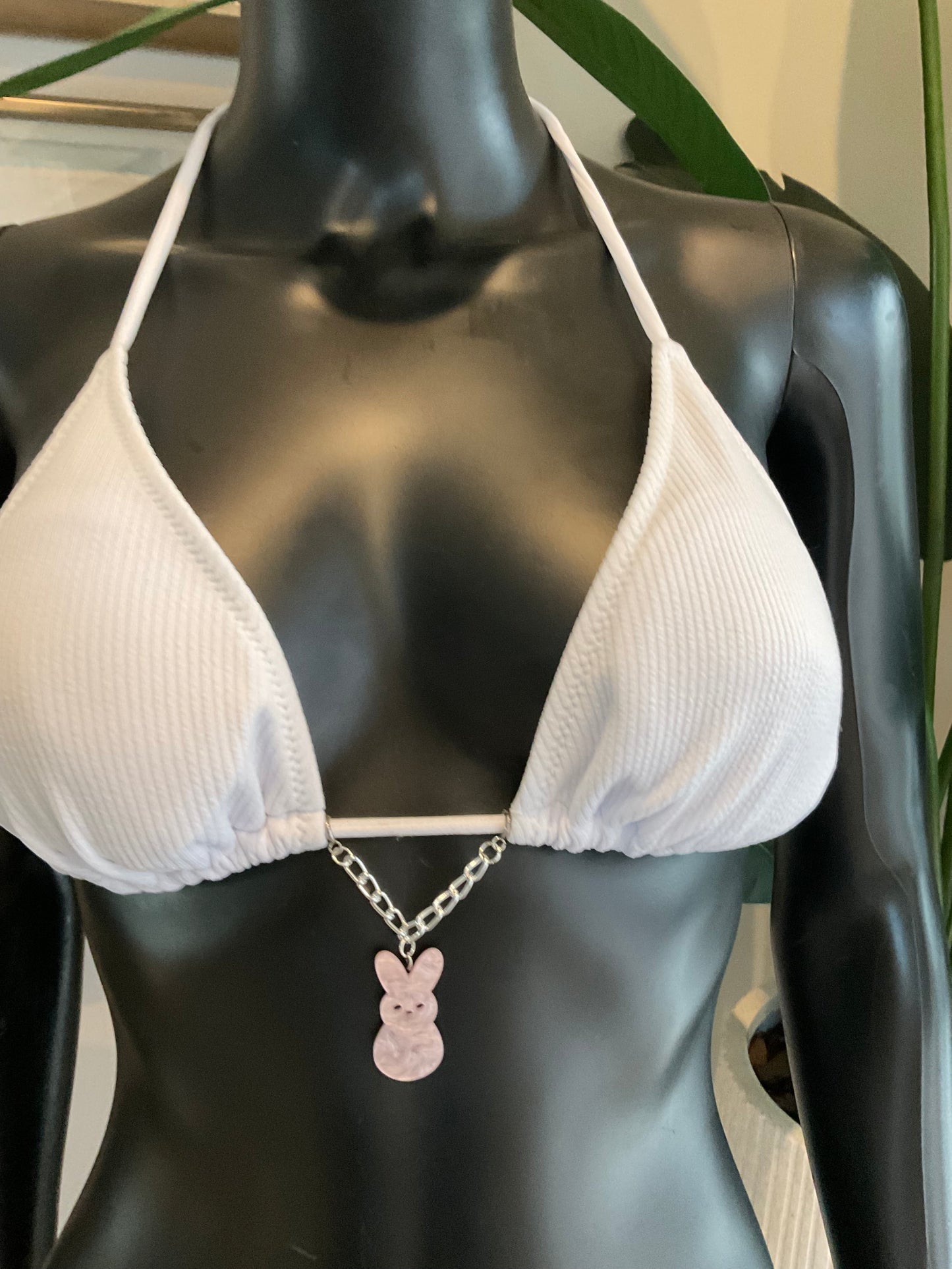 Charming Bikinis Light Pink Bunny Charm!
