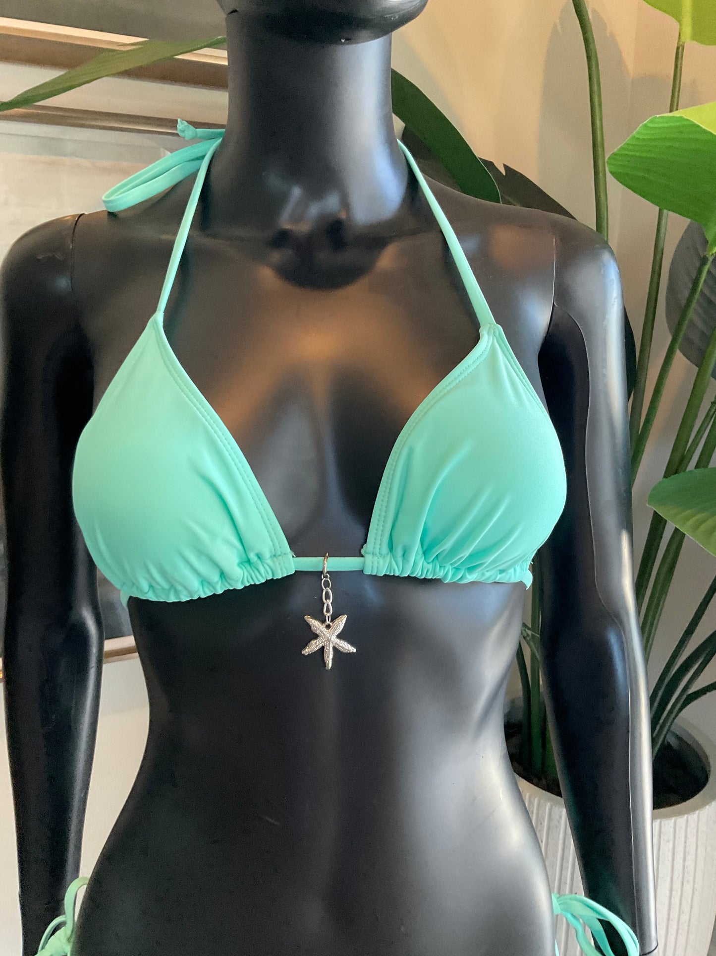 Mint Green Bikini with Charming Bikinis Charm!
