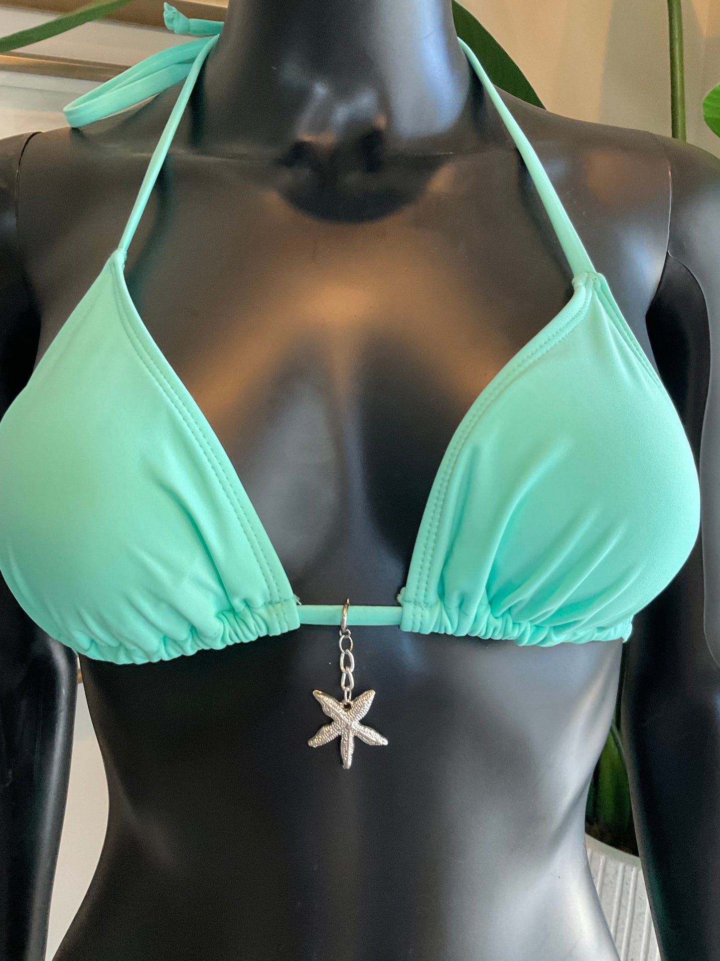Mint Green Bikini with Charming Bikinis Charm!