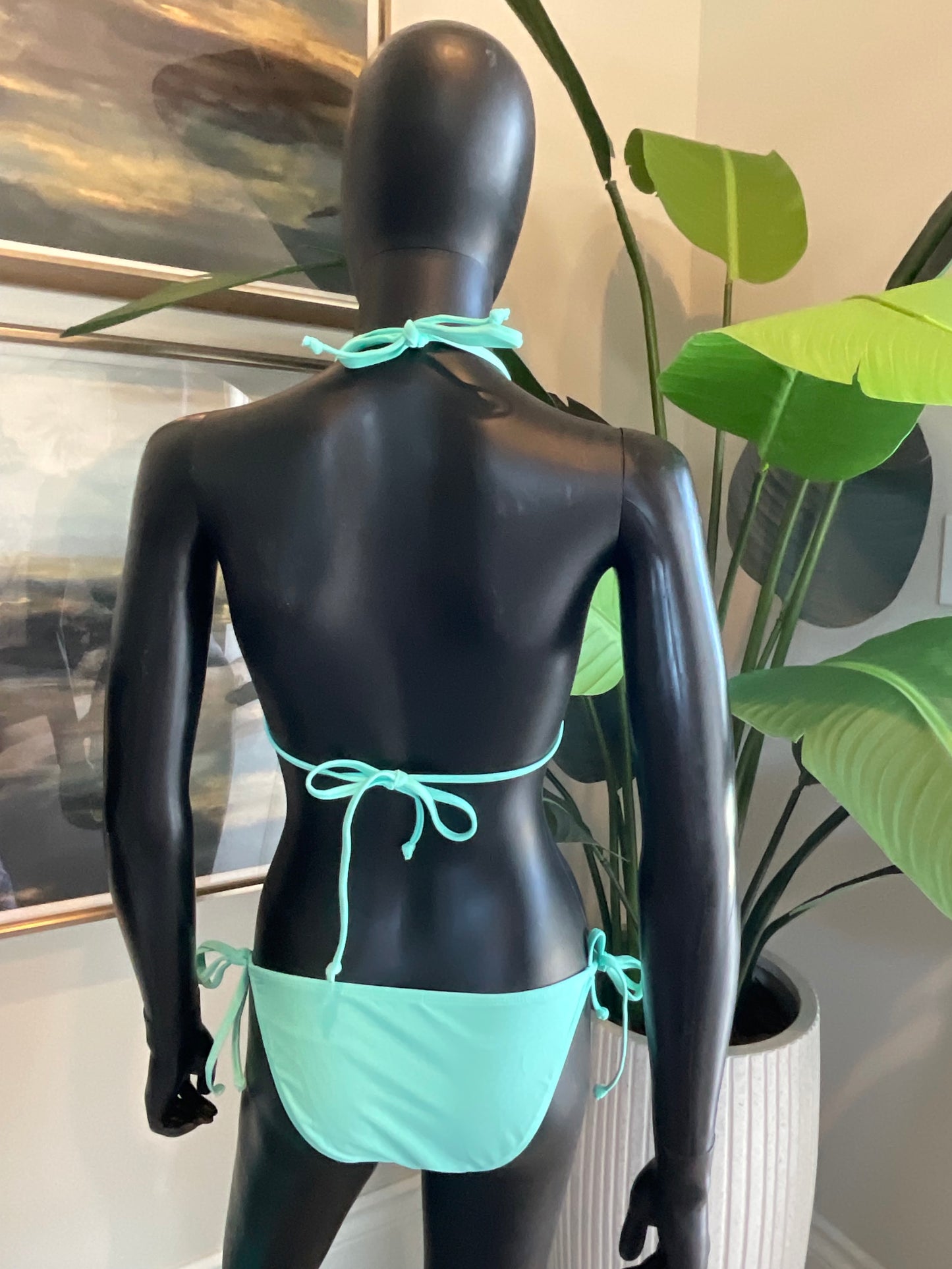 Mint Green Bikini with Charming Bikinis Charm!