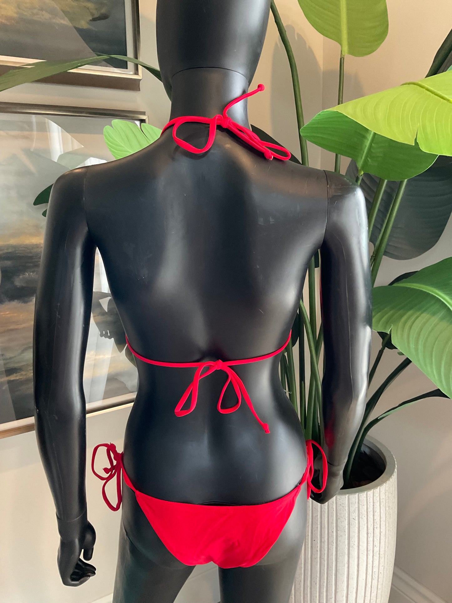 Red Bikini with a Charming Bikinis Charm!