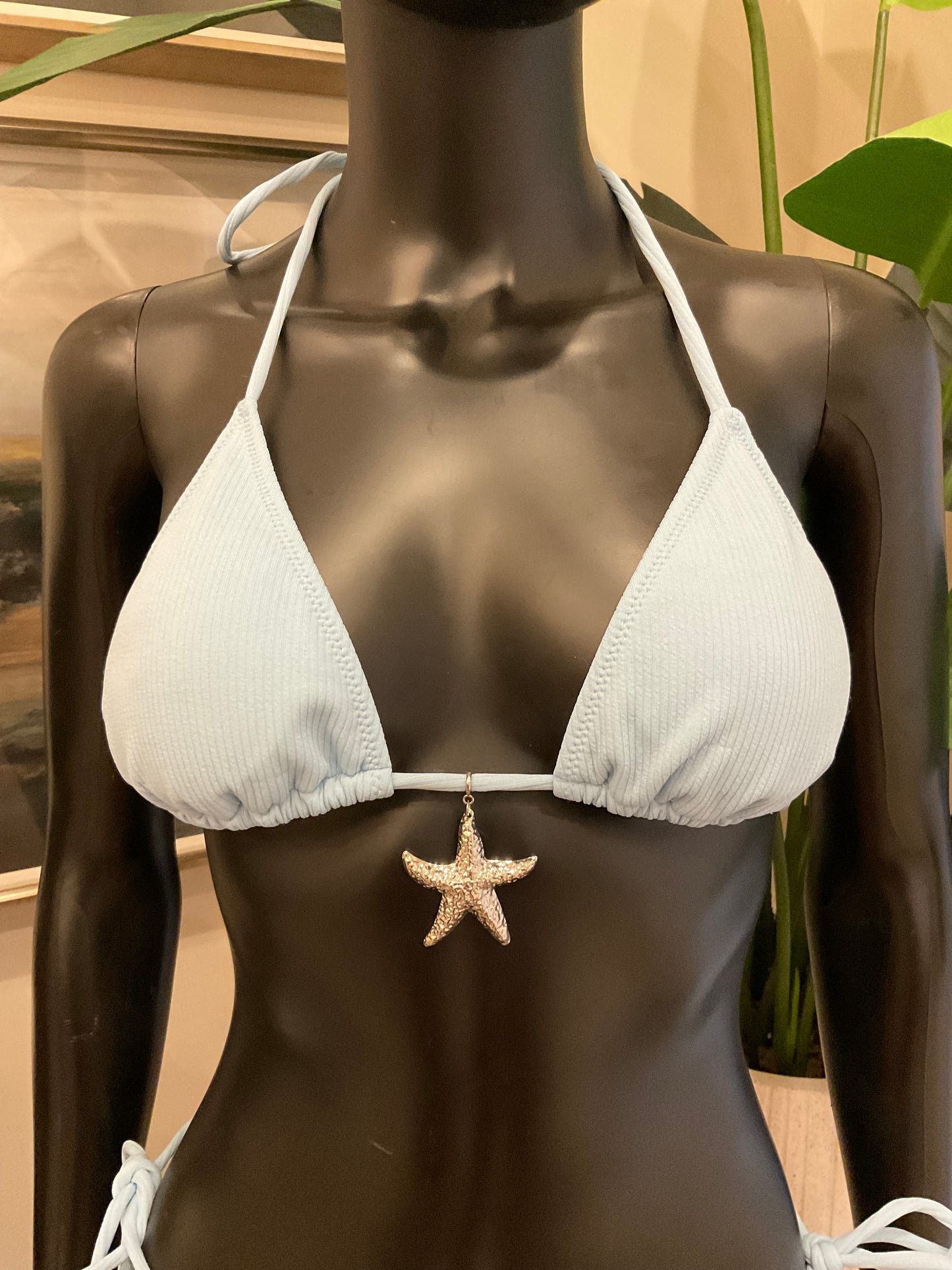 Blue Bikini with Charming Bikinis Charm & Charm Belt!
