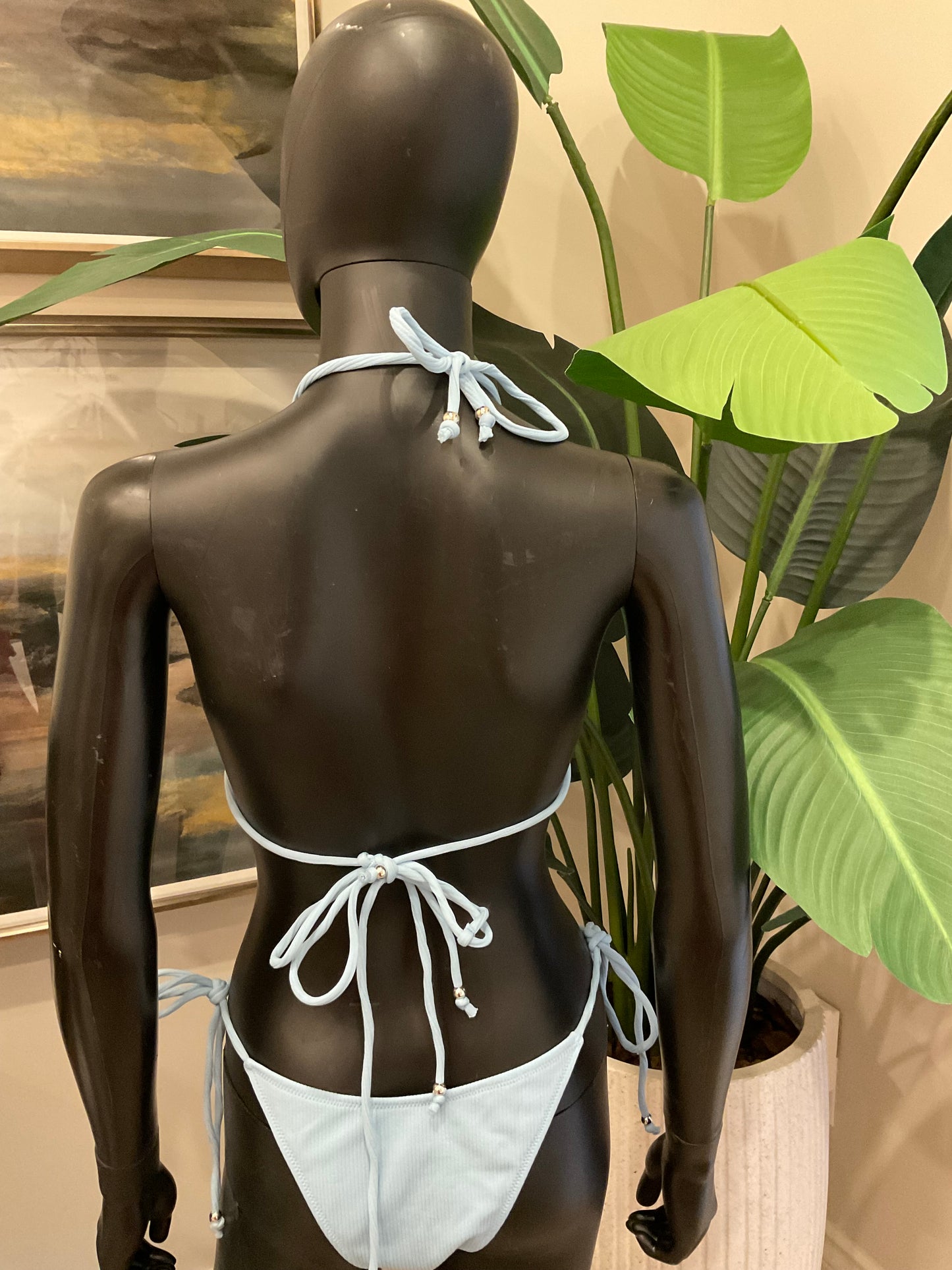 Blue Bikini with Charming Bikinis Charm & Charm Belt!
