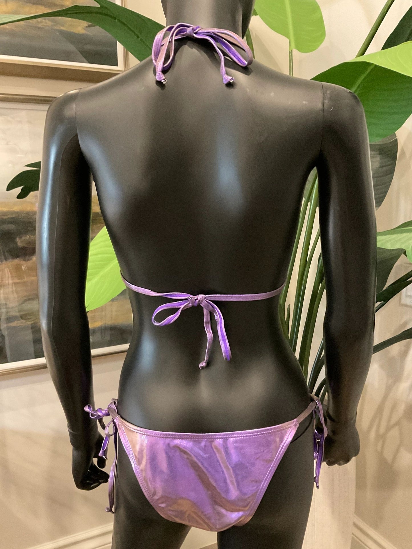 Purple Bikini With Charming Bikinis Colorful Butterfly Charm!