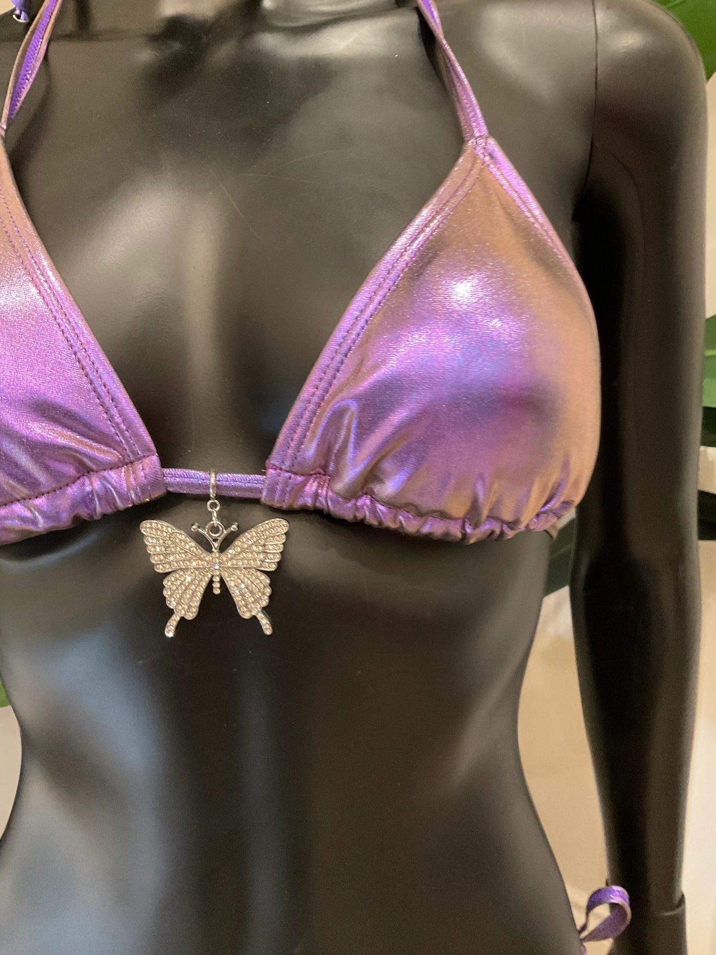 Purple Bikini with Charming Bikinis Charm & Charm Belt!