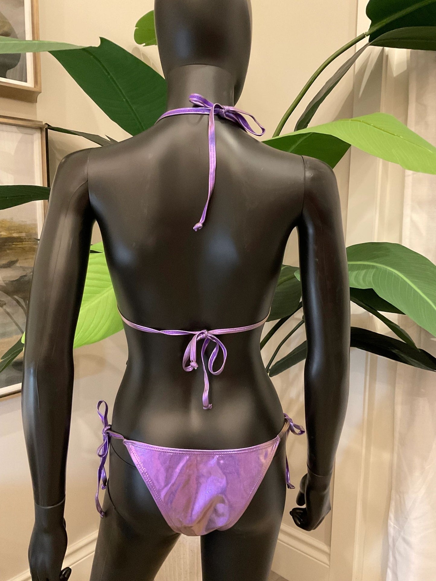 Purple Bikini with Charming Bikinis Charm & Charm Belt!