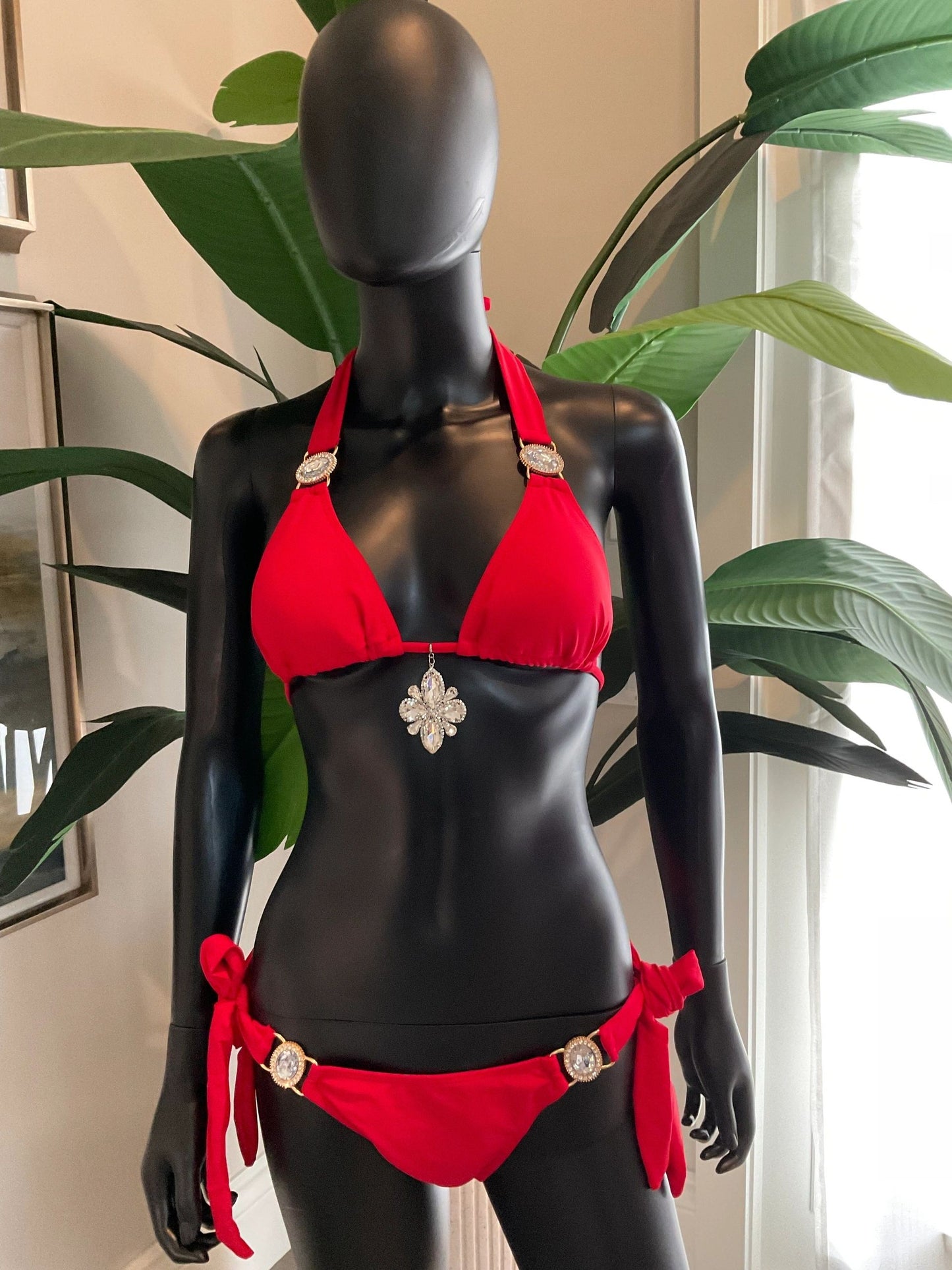 Red Bikini with Charming Bikinis Charms!